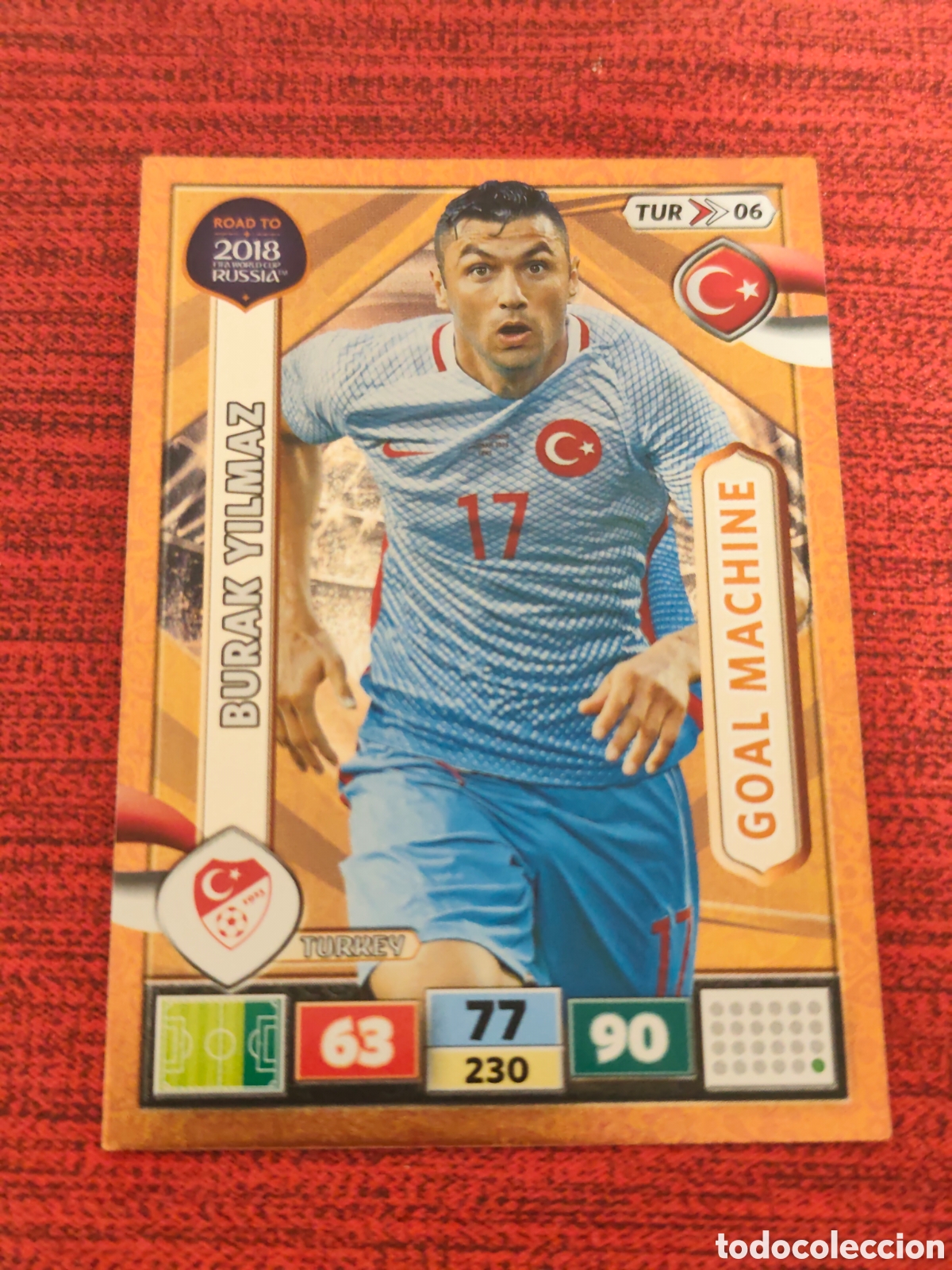 Cromos de f&uacute;tbol: TUR_06 YILMAZ TURQU&Iacute;A ADRENALYN XL ROAD TO RUSSIA 2018