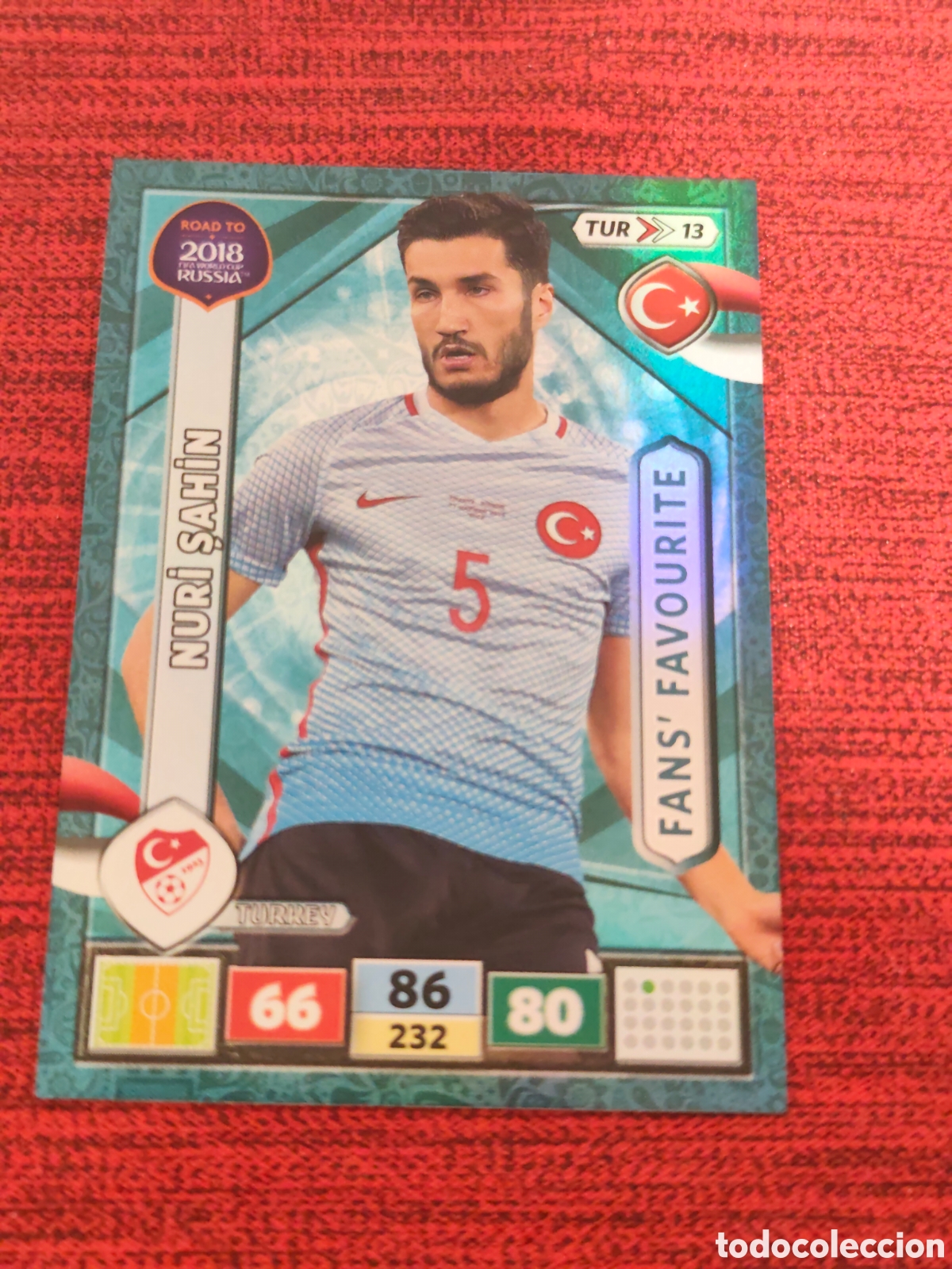 Cromos de f&uacute;tbol: TUR_13 SAHIN TURQU&Iacute;A ADRENALYN XL ROAD TO RUSSIA 2018