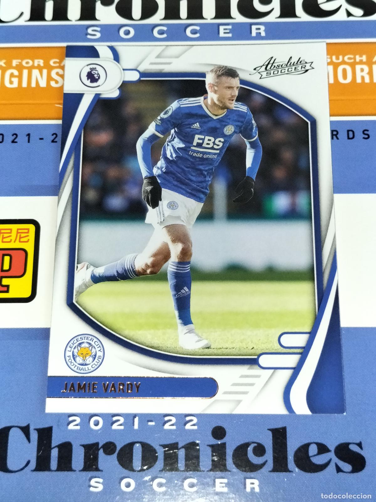 Cromos de f&uacute;tbol: 49 JAMIE VARDY LEICESTER CITY CARD CHRONICLES ABSOLUTE PREMIER SOCCER 2021 2022 21 22 PANINI