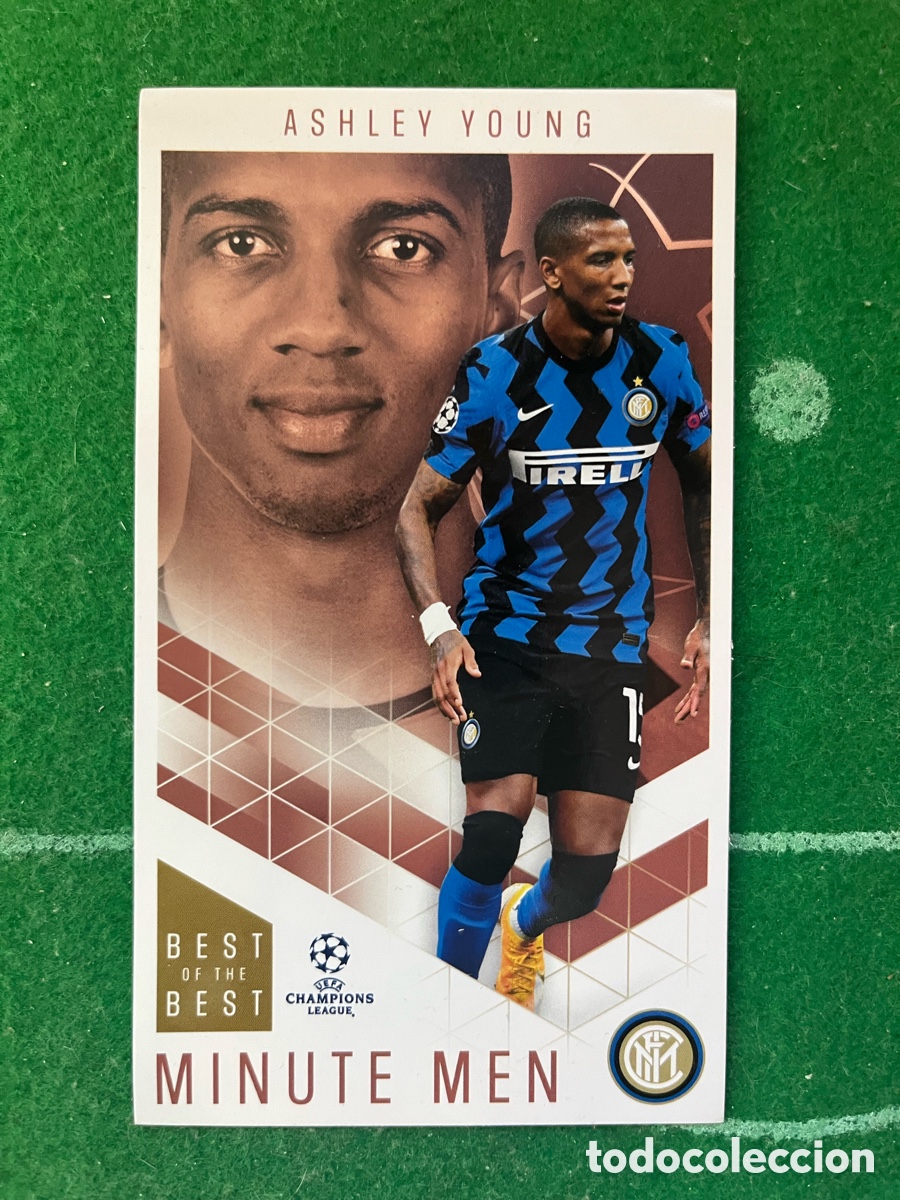 Cromos de f&uacute;tbol: 64 ASHLEY YOUNG INTER DE MIL&Aacute;N CHAMPIONS LEAGUE 2020 2021 BEST OF THE BEST TOPPS MINUTE MEN