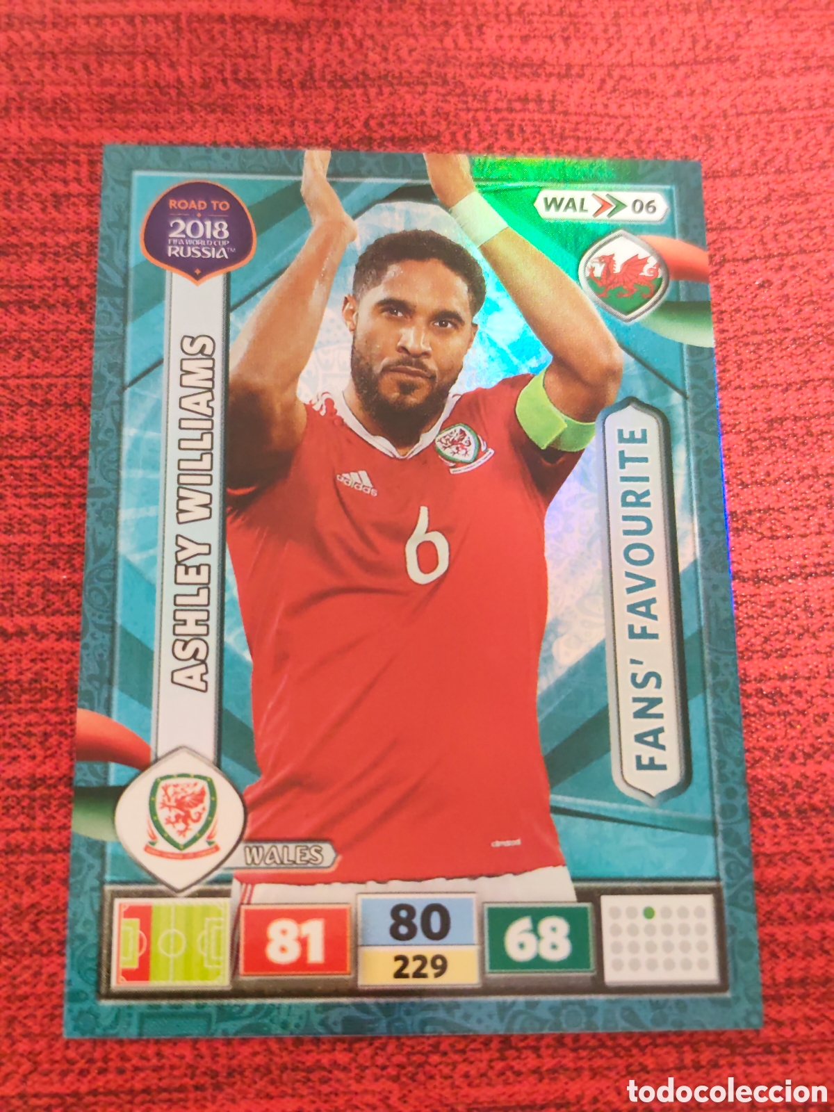 Cromos de f&uacute;tbol: WAL_06 WILLIAMS GALES ADRENALYN XL ROAD TO RUSSIA 2018