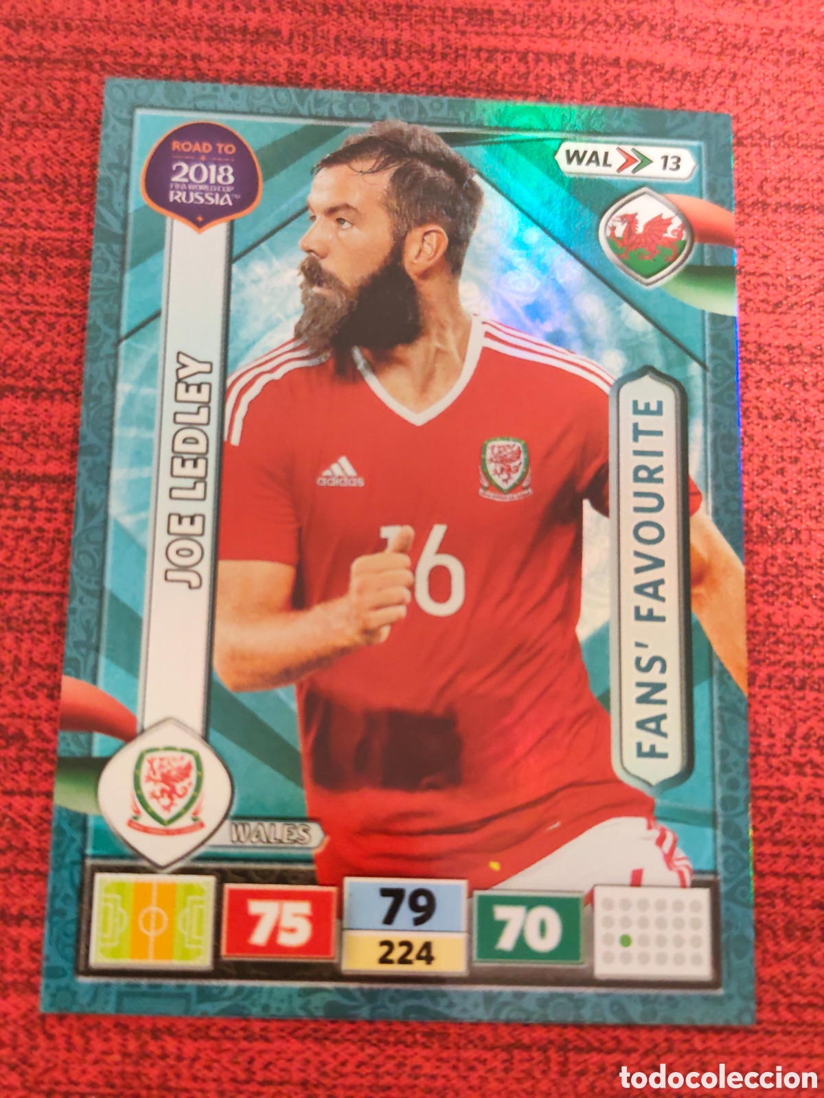 Cromos de f&uacute;tbol: WAL_13 LEDLEY GALES ADRENALYN XL ROAD TO RUSSIA 2018