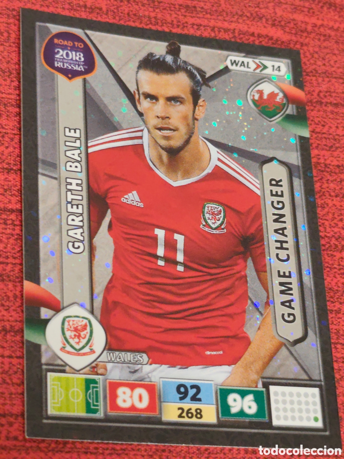 Cromos de f&uacute;tbol: WAL_14 GARETH BALE GALES ADRENALYN XL ROAD TO RUSSIA 2018
