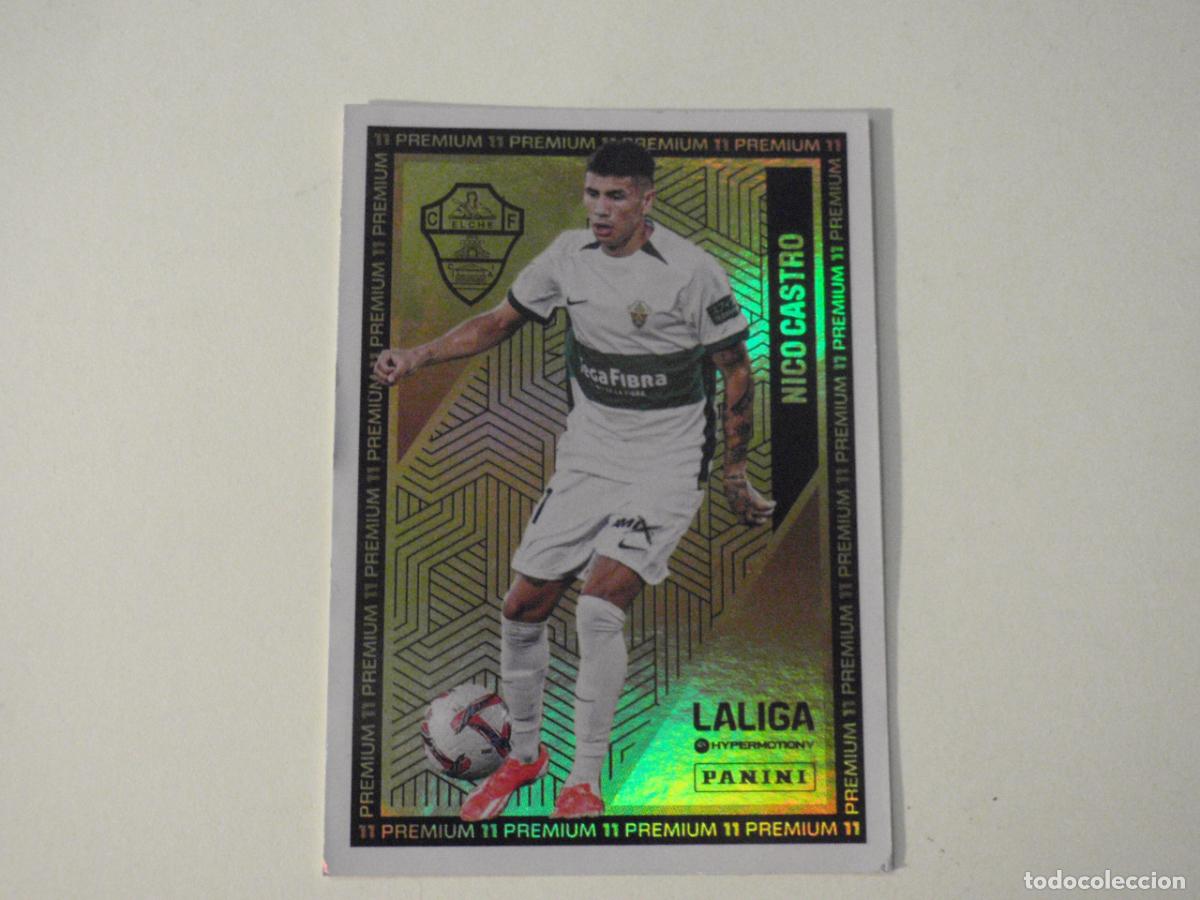 Cromos de f&uacute;tbol: NICO CASTRO Elche PREMIUM. LIGA HYPERMOTION 2024 2025 PANINI. Stickers 24 25