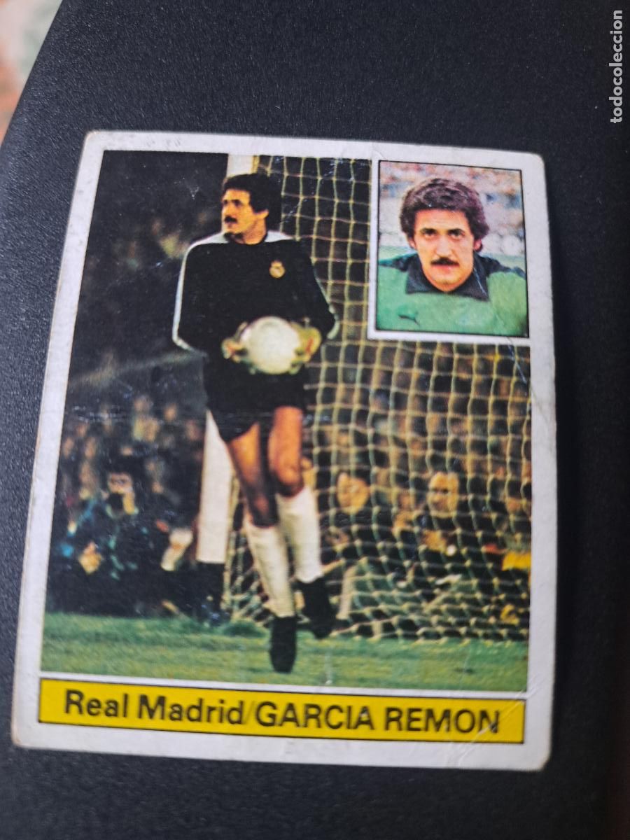 Cromos de f&uacute;tbol: ESTE 81 82 1981 1982 GARCIA REMON REAL MADRID NUNCA PEGADO