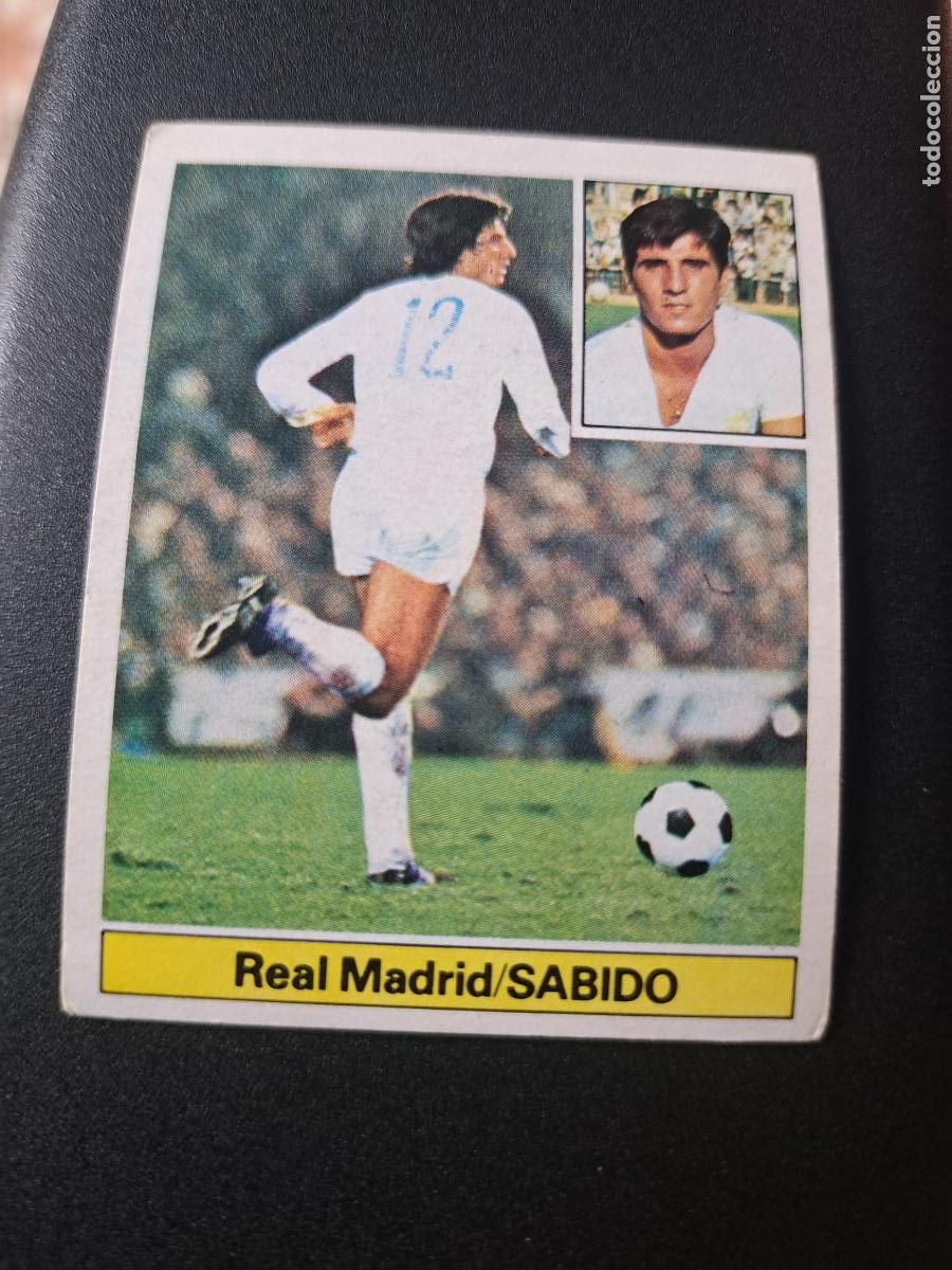 Cromos de f&uacute;tbol: ESTE 81 82 1981 1982 SABIDO REAL MADRID NUNCA PEGADO