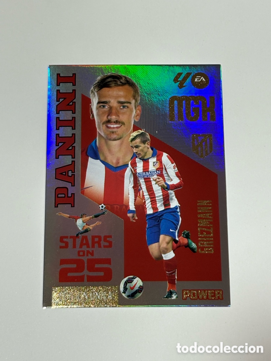 Cromos de f&uacute;tbol: Griezmann X100 443P Stars On 25 Megacracks 26 27 2026-27 Edici&oacute;n &Uacute;nica Power