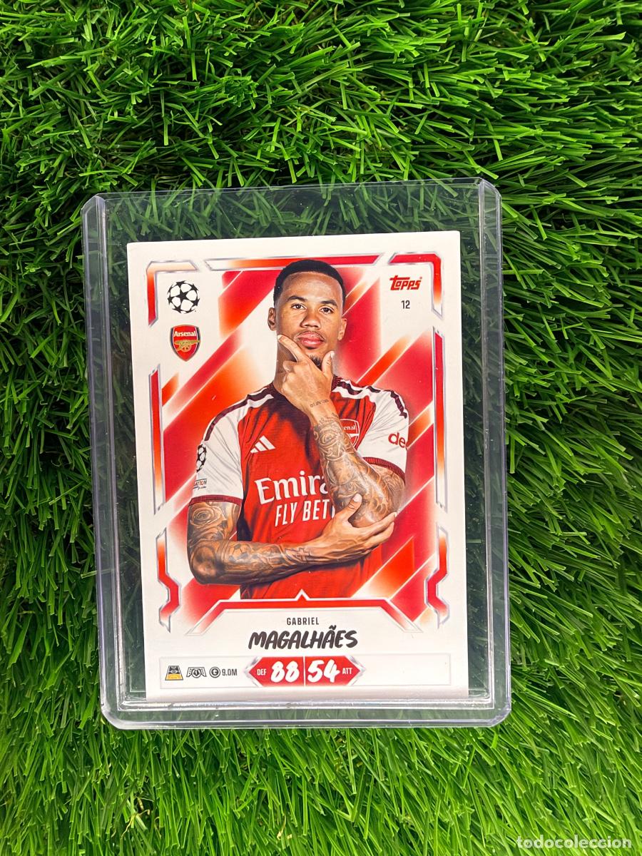 Cartes &agrave; collectionner de Football: N&ordm; 12 Gabriel Magalhaes Arsenal Match Attax 26 27
