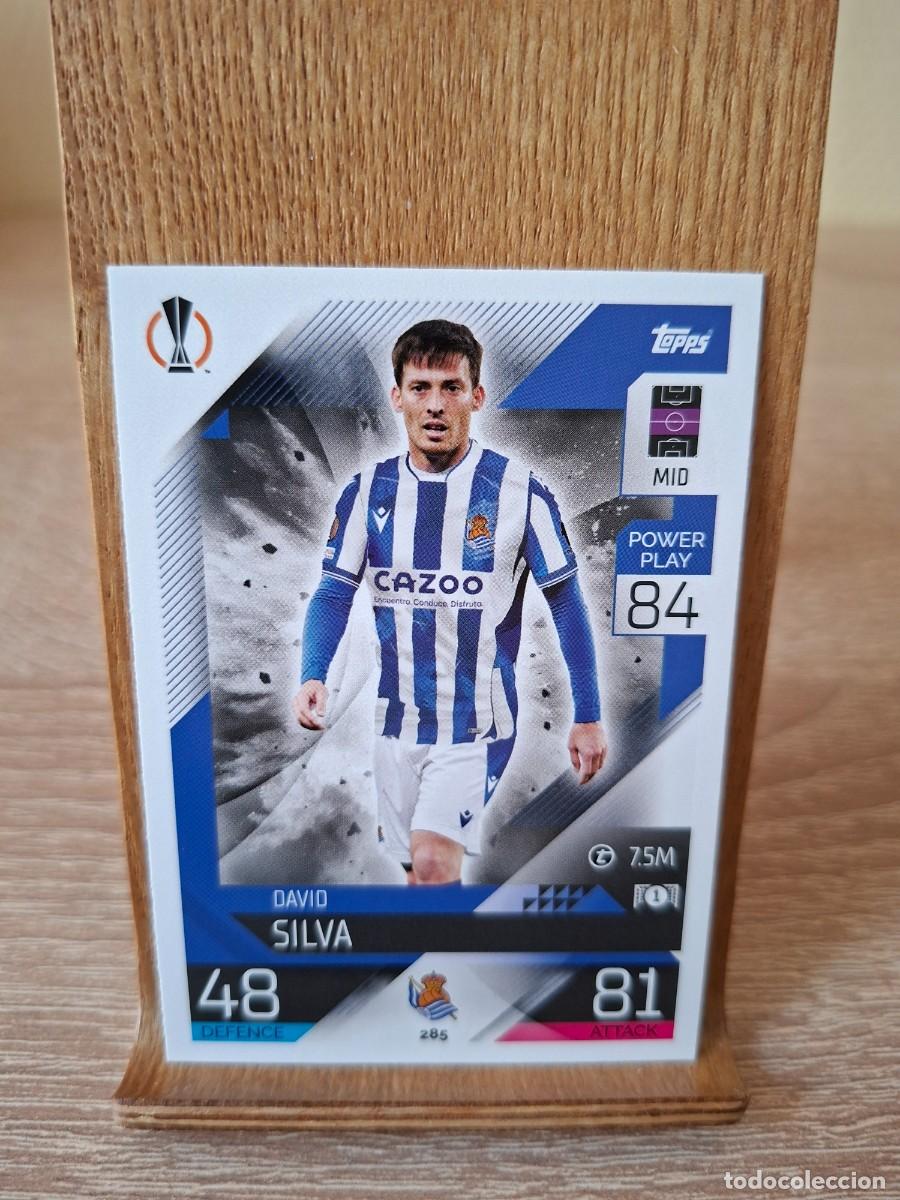 Cartes &agrave; collectionner de Football: David Silva #285 Real Sociedad Topps Match Attax Champions League 2022 2023