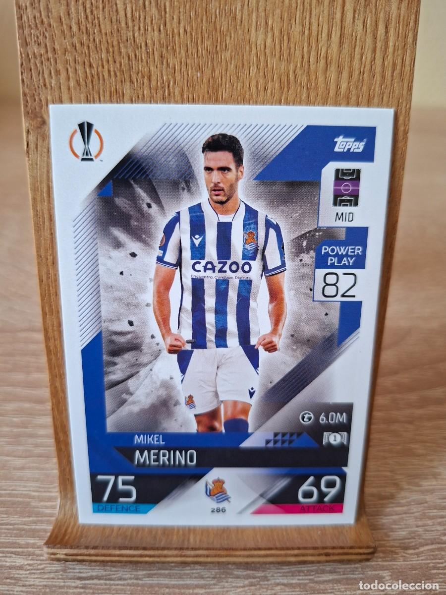 Cartes &agrave; collectionner de Football: Mikel Merino #286 Real Sociedad Topps Match Attax Champions League 2022 2023