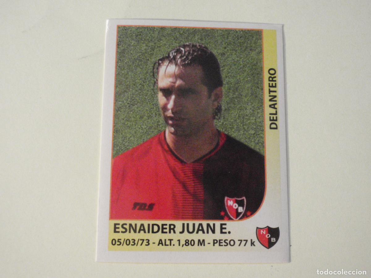 Cromos de f&uacute;tbol: Cromo futbol 147 ESNAIDER. Torneo de Clausura 2005 Argentina PANINI. Sticker 05