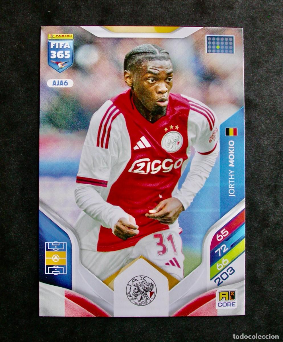 Cromos de f&uacute;tbol: AJA6 JORTHY MOKIO / AJAX / ADRENALYN XL FIFA 365 2025-2026 / TEAM MATE / PANINI