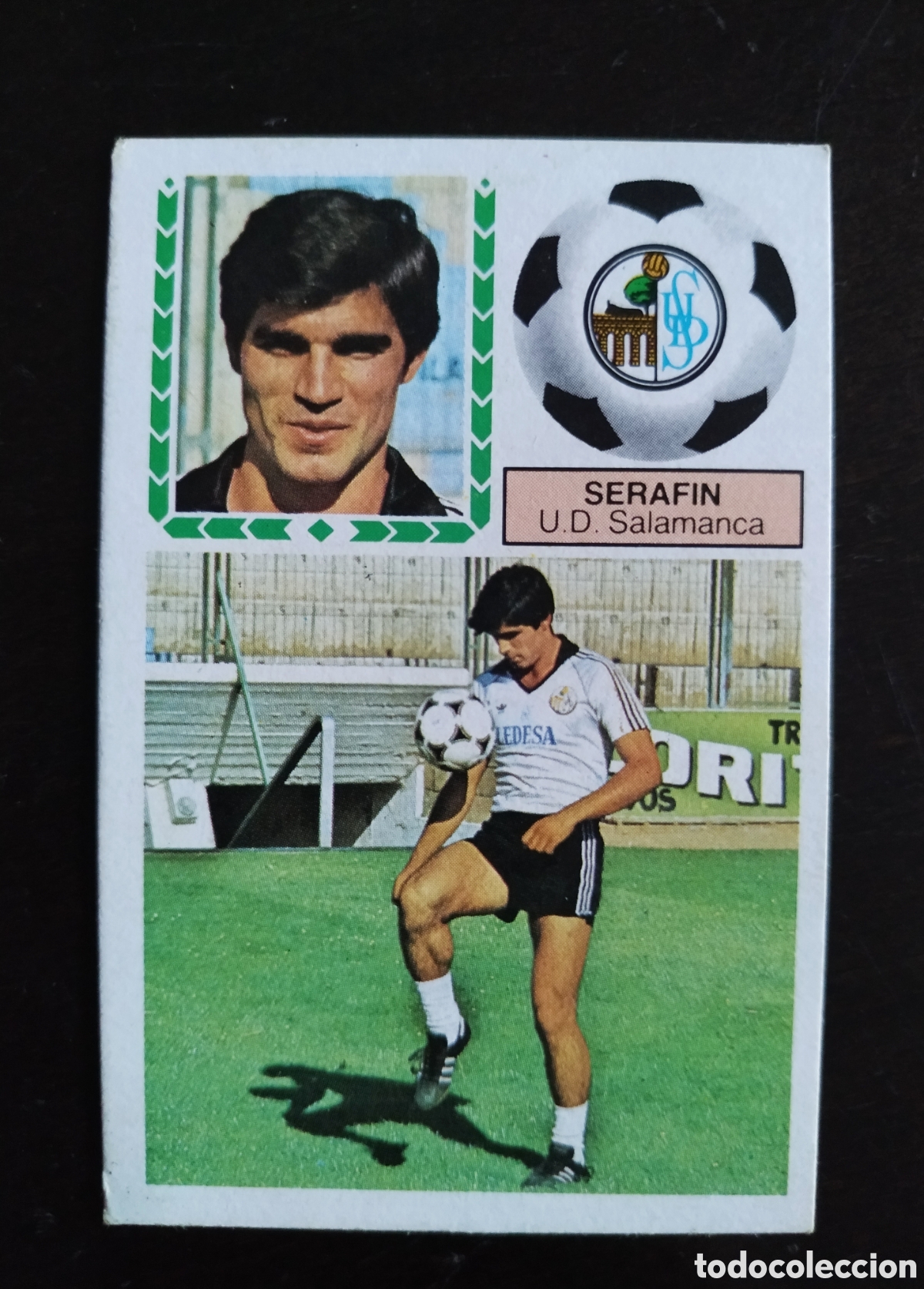 Cromos de f&uacute;tbol: SERAFIN FICHAJE 12 BIS DEL SALAMANCA LIGA ESTE 1983/84 83 84 NUNCA PEGADO SIN PEGAR