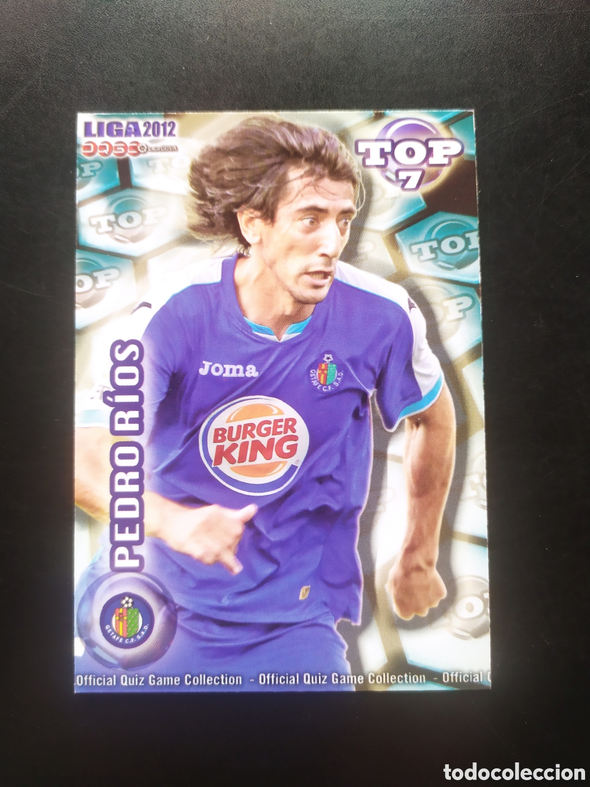 Cromos de f&uacute;tbol: Mundicromo fichas Liga 2011 2012 11 12 Pedro R&iacute;os top mate n&deg; 503 Getafe
