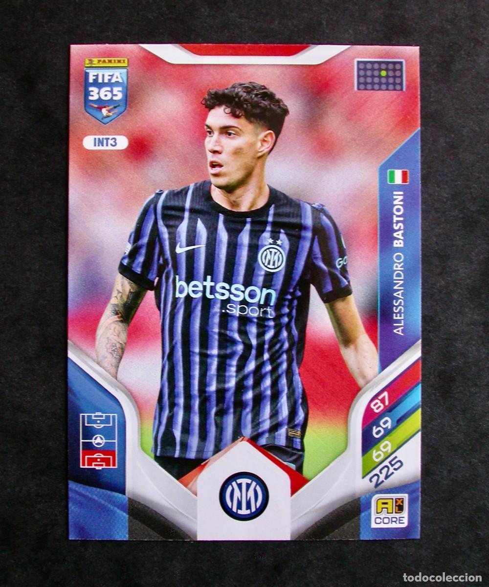Cromos de f&uacute;tbol: INT3 ALESSANDRO BASTONI / INTER DE MIL&Aacute;N / ADRENALYN XL FIFA 365 2025-2026 / TEAM MATE / PANINI
