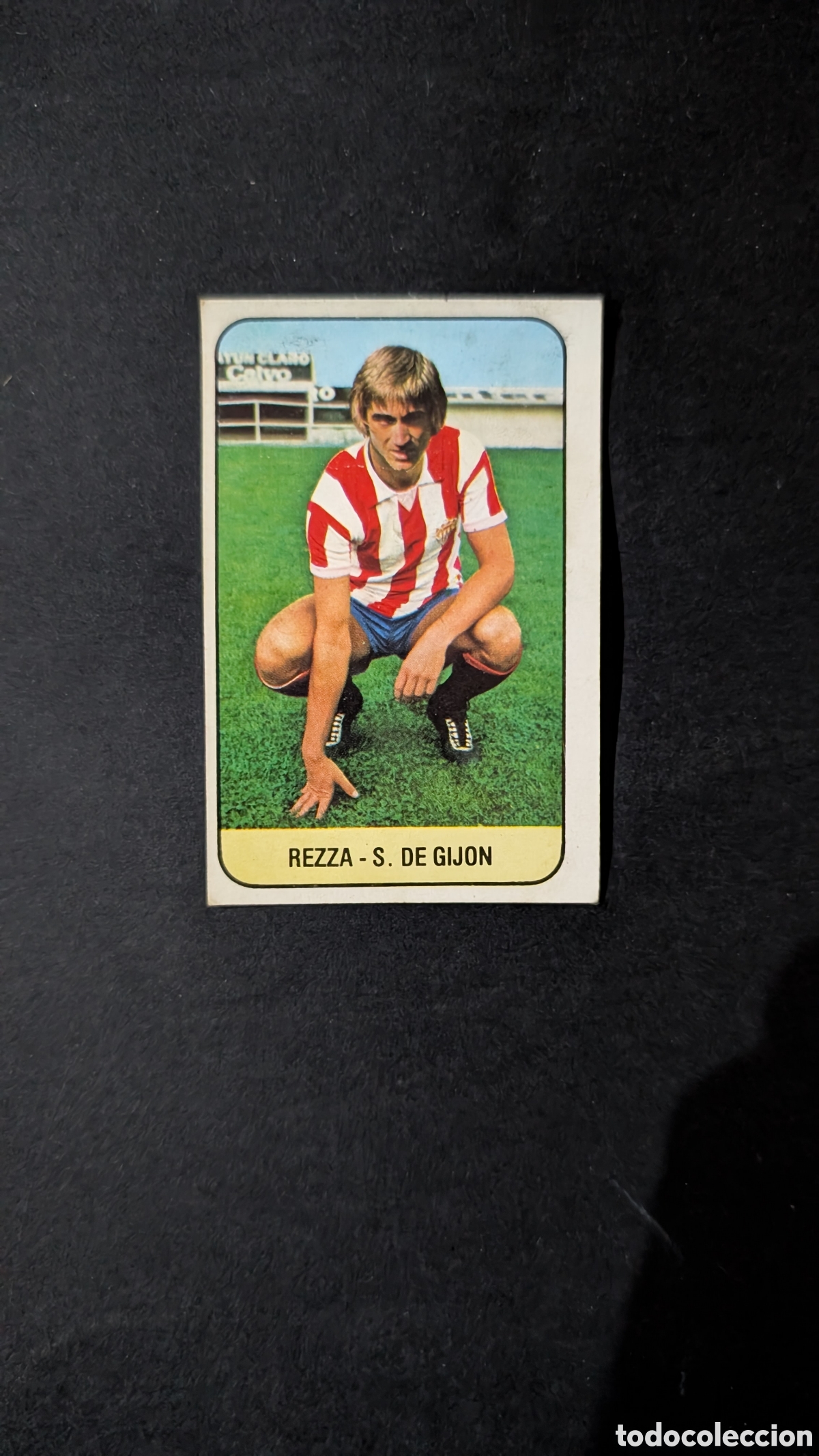 Cromos de f&uacute;tbol: REZZA SPORTING GIJON FICHAJE 7 LIGA ESTE 1978 1979 78 79 DESPEGADO
