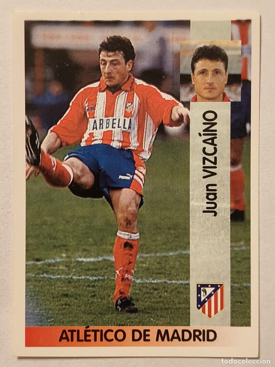 Cromos de f&uacute;tbol: #10 VIZCAINO (ATLETICO DE MADRID) LIGA 96/97 PANINI