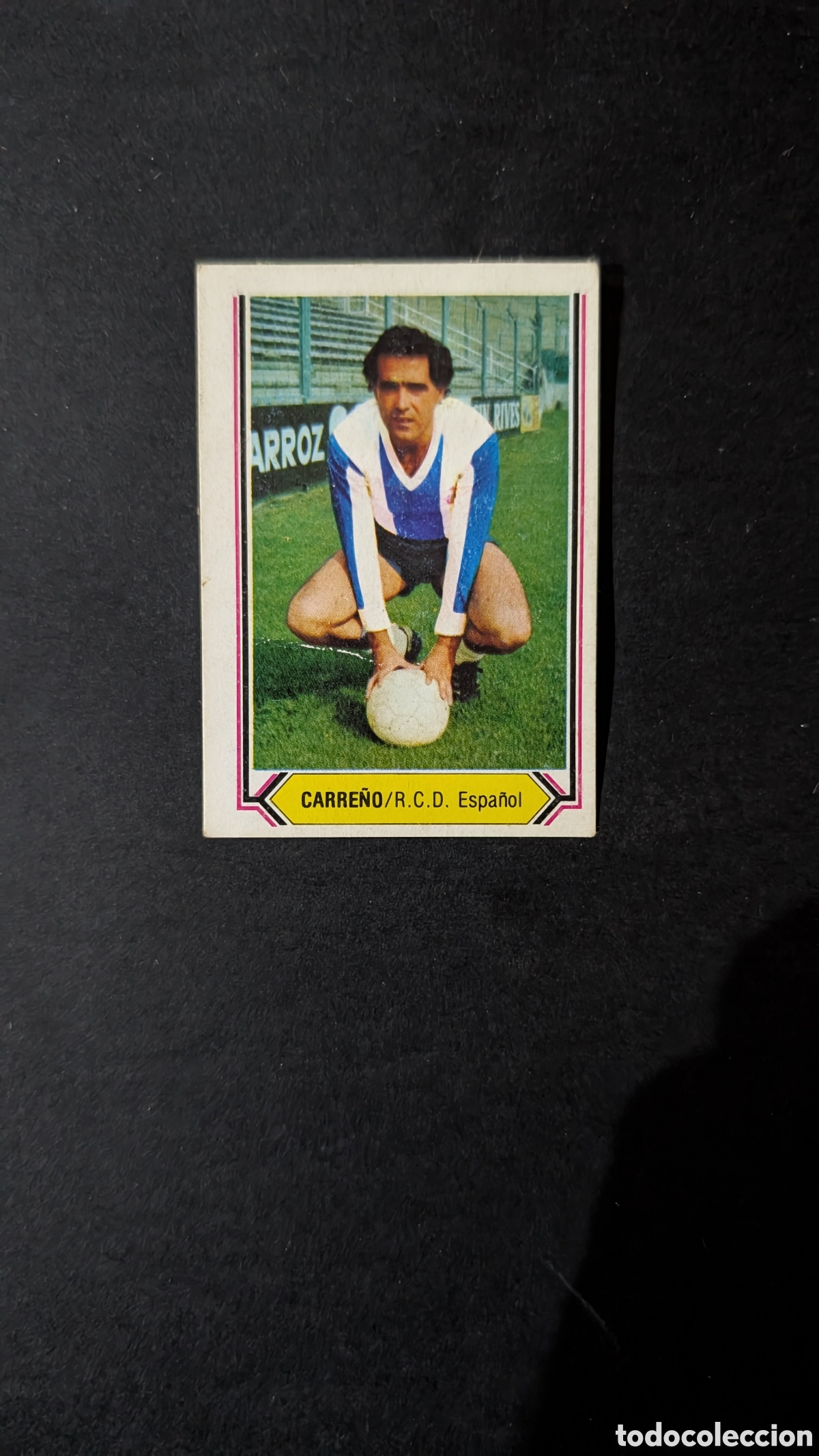 Cromos de f&uacute;tbol: CARRE&Ntilde;O ESPA&Ntilde;OL FICHAJE 2 LIGA ESTE 1980/81 80 81 DESPEGADO