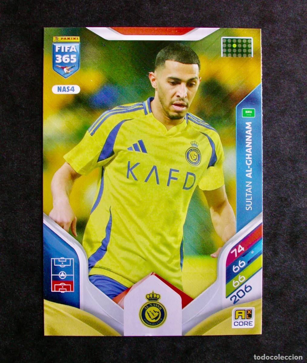 Cartes &agrave; collectionner de Football: NAS4 SULTAN AL-GHANNAM / AL-NASSR / ADRENALYN XL FIFA 365 2025-2026 / TEAM MATE / PANINI