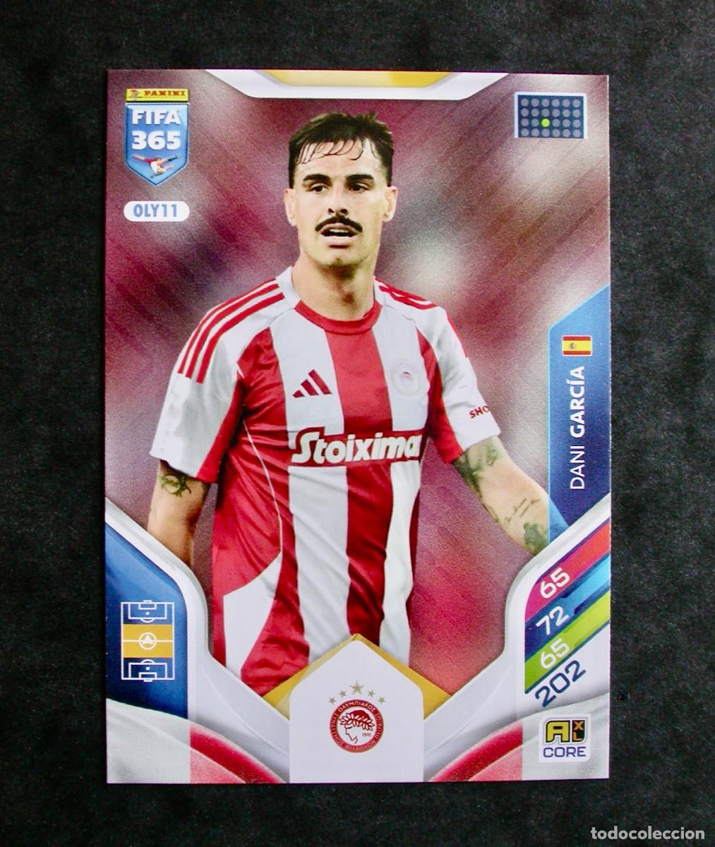 Cartes &agrave; collectionner de Football: OLY11 DANI GARC&Iacute;A / OLYMPIACOS / ADRENALYN XL FIFA 365 2025-2026 / TEAM MATE / PANINI