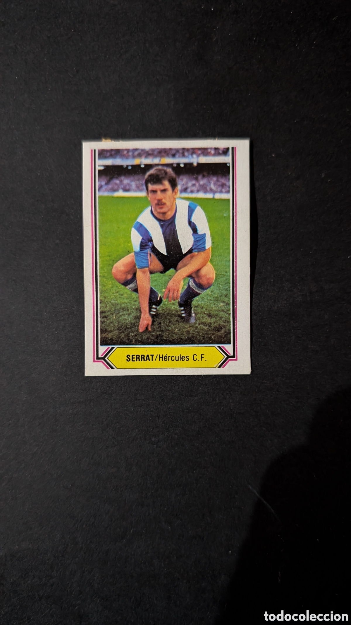 Figurine di Calcio: SERRAT HERCULES FICHAJE 9 LIGA ESTE 1980/81 80 81 DESPEGADO