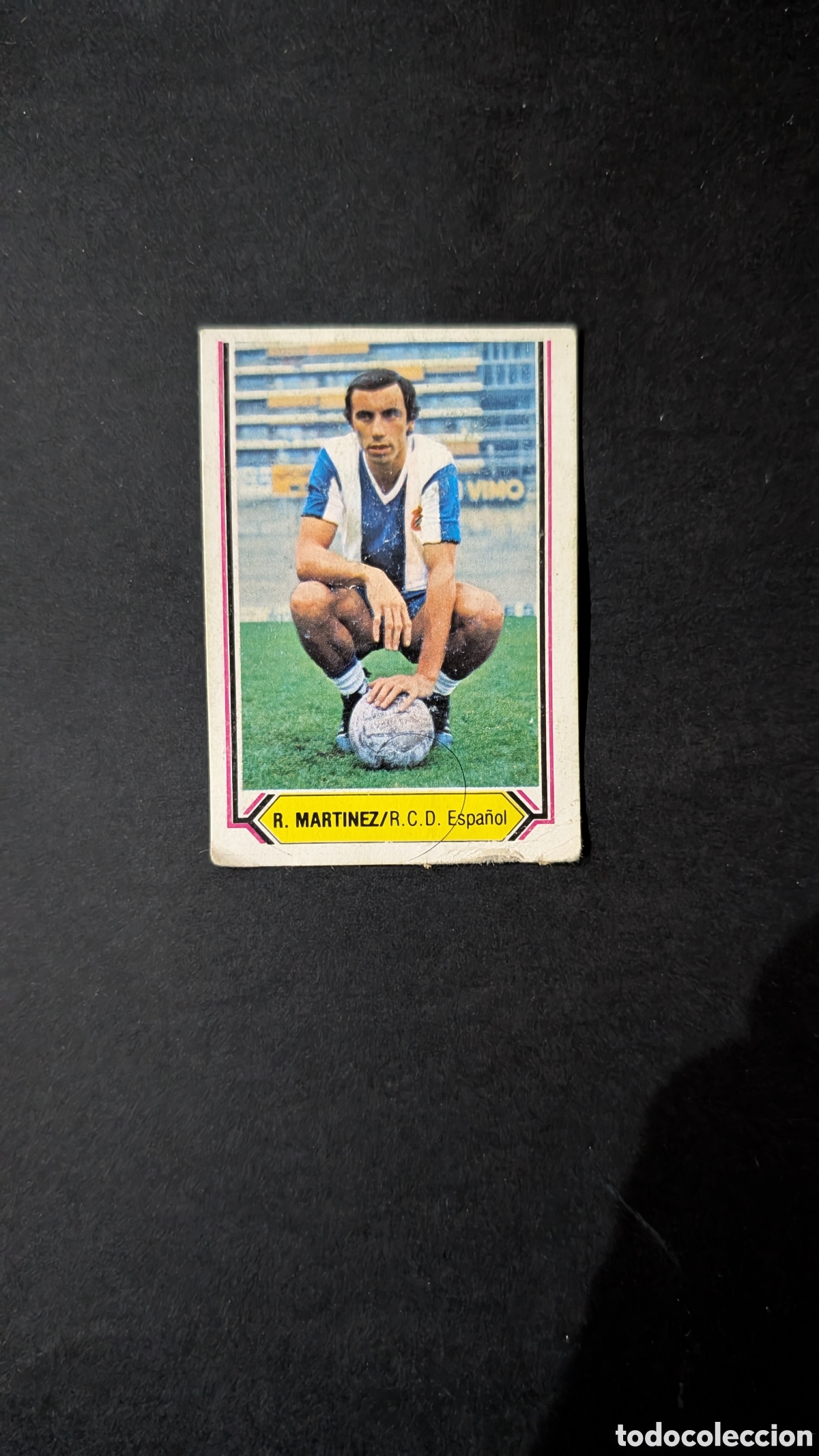 Cromos de f&uacute;tbol: ROBERTO MARTINEZ ESPA&Ntilde;OL FICHAJE 10 LIGA ESTE 1980/81 80 81 DESPEGADO