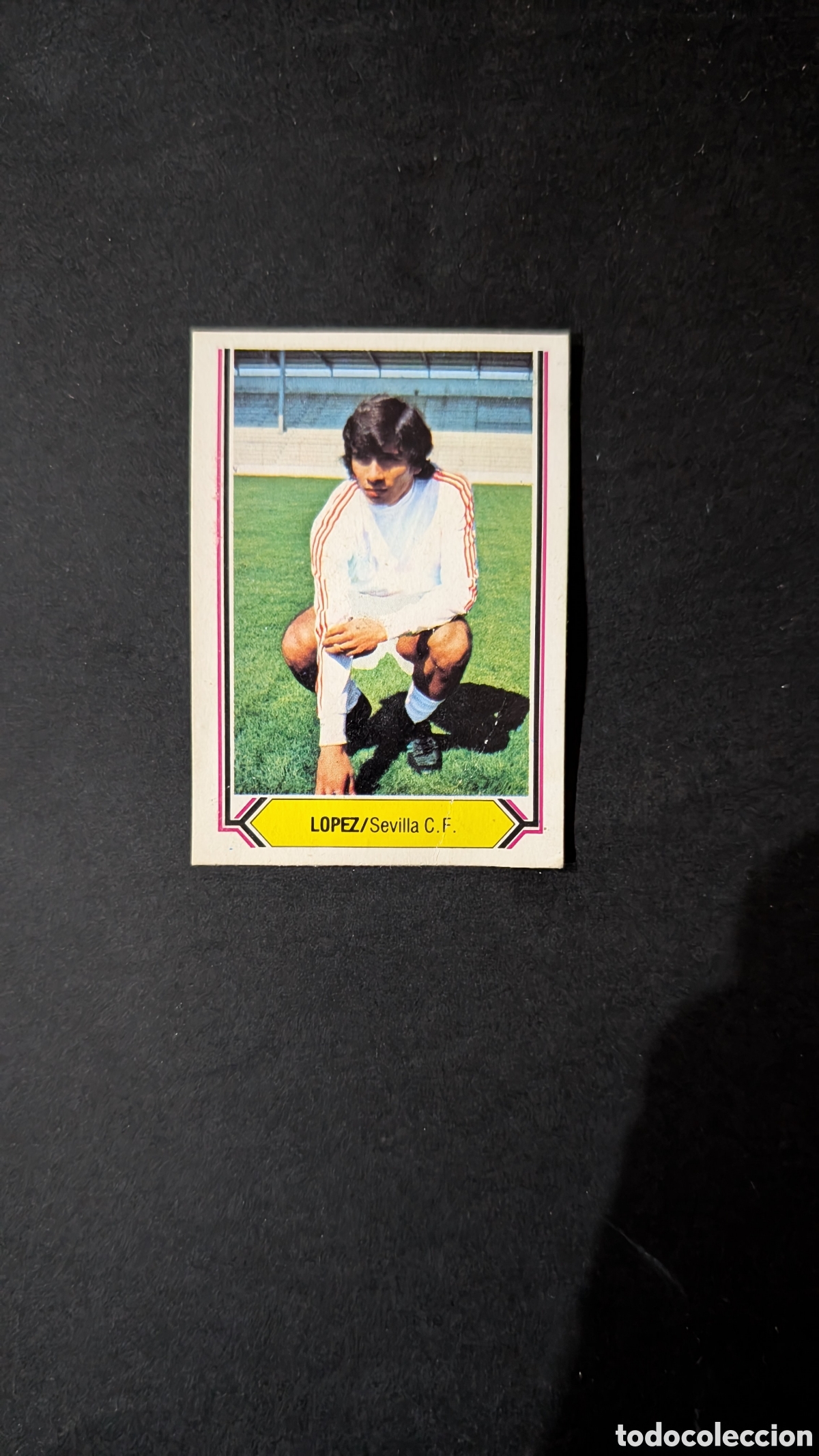 Cromos de f&uacute;tbol: LOPEZ SEVILLA FICHAJE 11 LIGA ESTE 1980/81 80 81 DESPEGADO