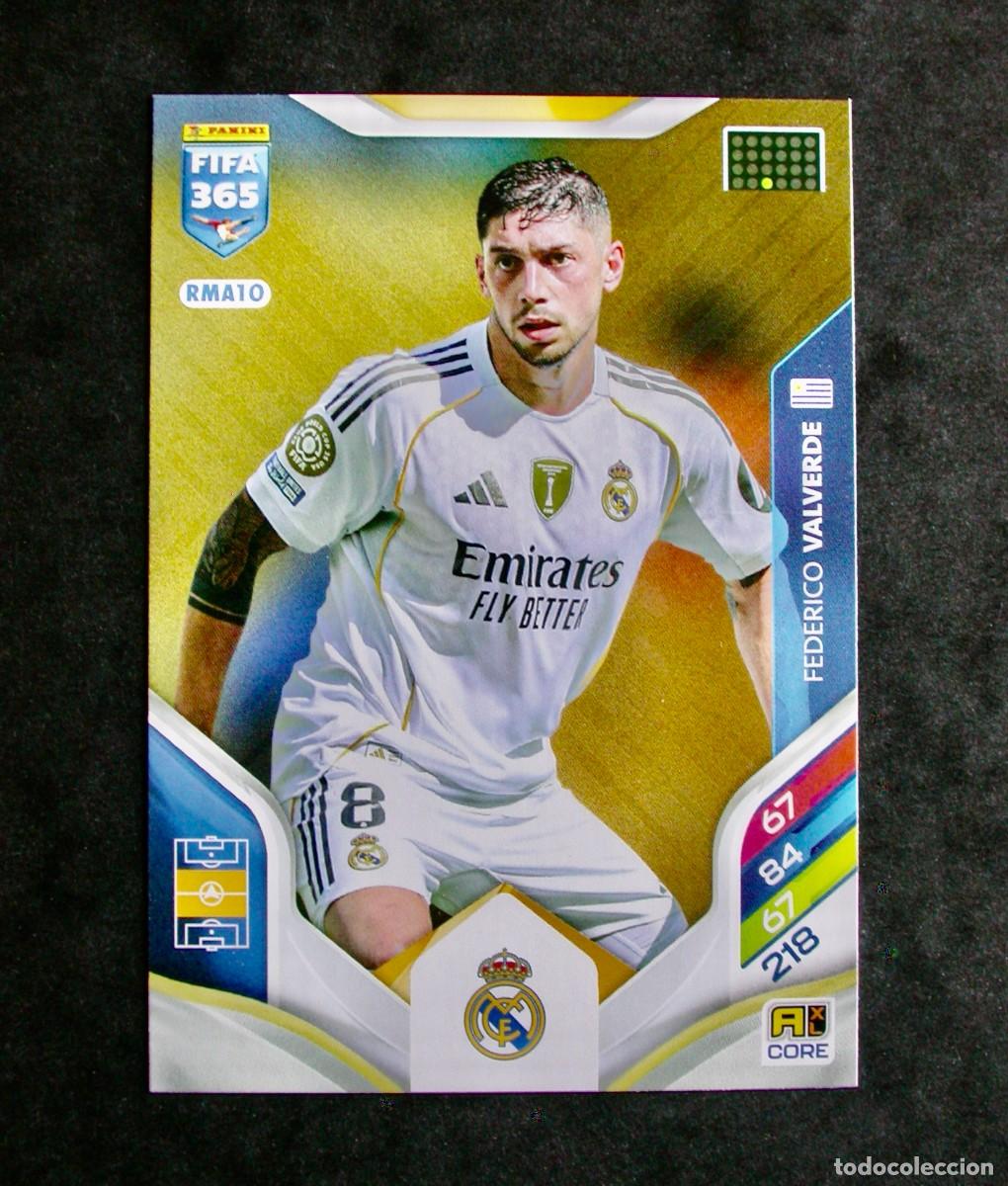 Cromos de f&uacute;tbol: RMA10 FEDERICO VALVERDE / REAL MADRID / ADRENALYN XL FIFA 365 2025-2026 / TEAM MATE / PANINI