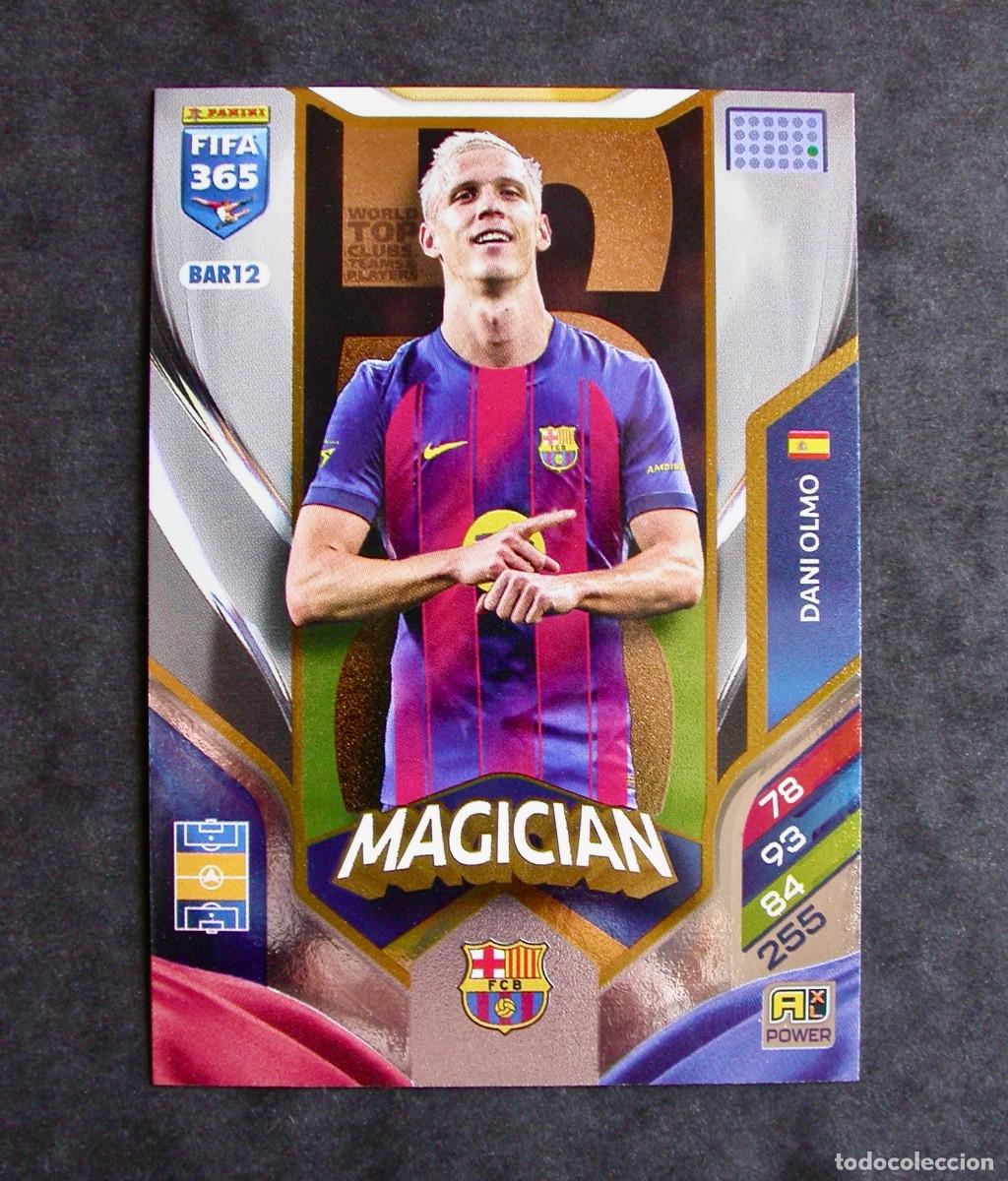 Cromos de f&uacute;tbol: BAR12 DANI OLMO / FC BARCELONA / ADRENALYN XL FIFA 365 2025-2026 / MAGICIAN / PANINI