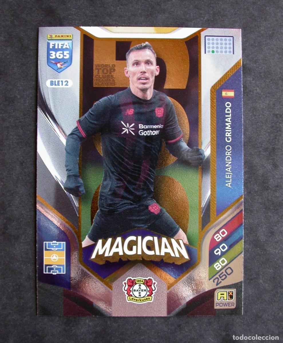 Cromos de f&uacute;tbol: BLE12 ALEJANDRO GRIMALDO / BAYER 04 LEVERKUSEN / ADRENALYN XL FIFA 365 2025-2026 / MAGICIAN / PANINI