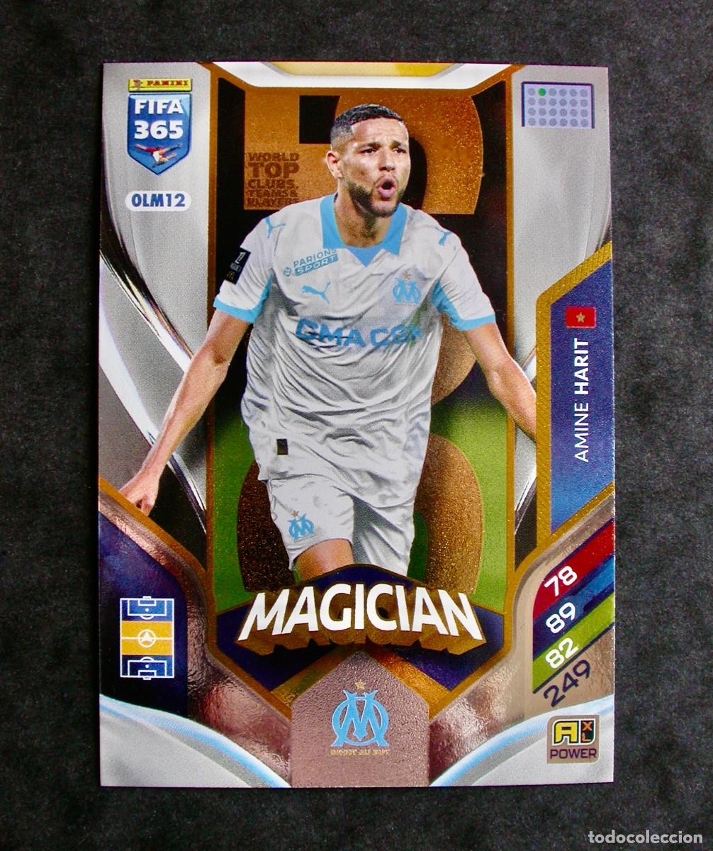Cromos de f&uacute;tbol: OLM12 AMINE HARIT / OLYMPIQUE DE MARSELLA / ADRENALYN XL FIFA 365 2025-2026 / MAGICIAN / PANINI