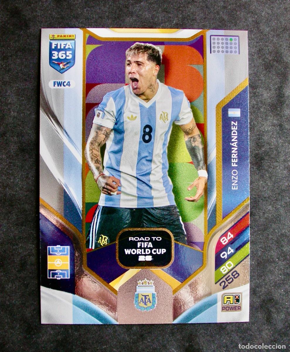 Cromos de f&uacute;tbol: FWC4 ENZO FERN&Aacute;NDEZ / ARGENTINA / ADRENALYN XL FIFA 365 2025-2026 / ROAD TO FIFA WORLD CUP / PANINI