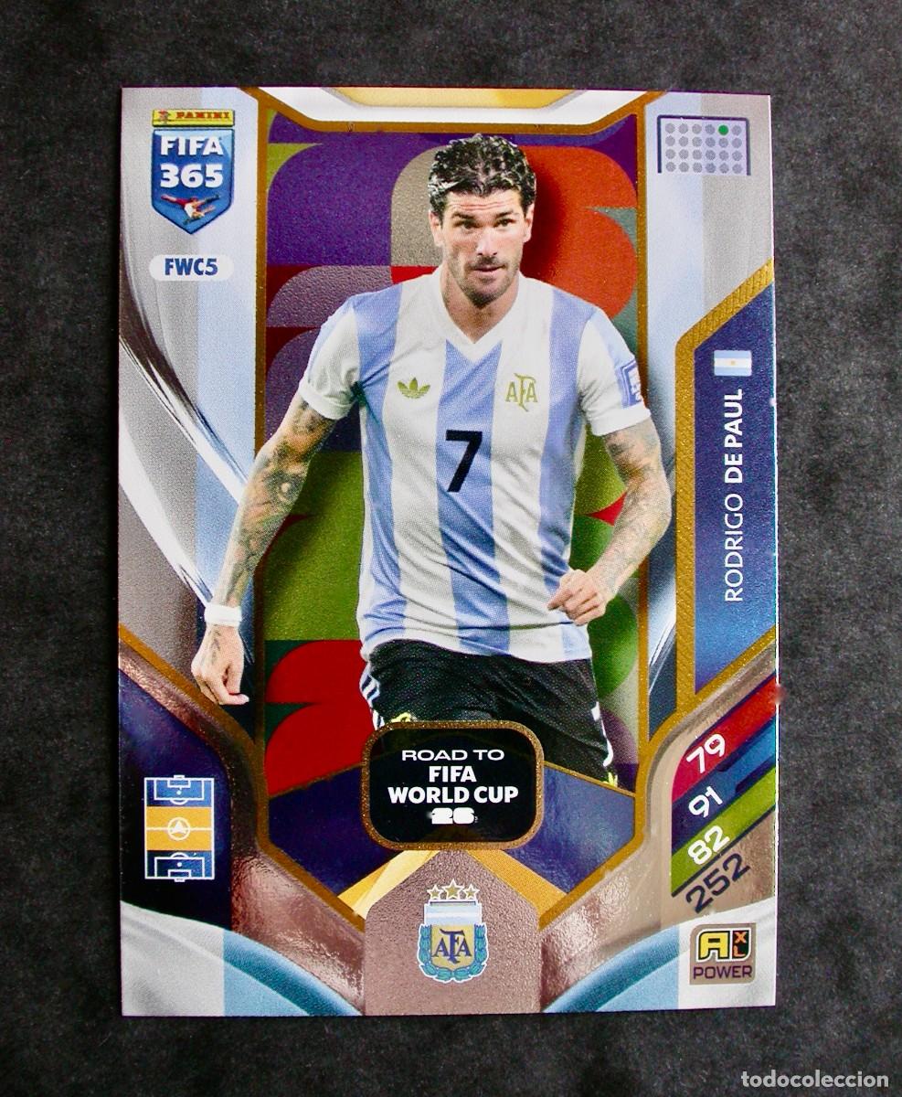 Cromos de f&uacute;tbol: FWC5 RODRIGO DE PAUL / ARGENTINA / ADRENALYN XL FIFA 365 2025-2026 / ROAD TO FIFA WORLD CUP / PANINI
