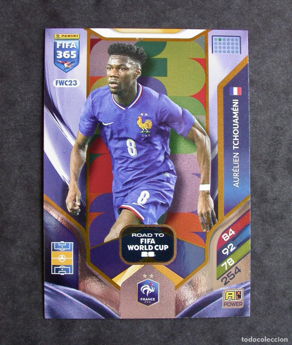 Cromos de f&uacute;tbol: FWC23 AUR&Eacute;LIEN TCHOUAM&Eacute;NI / FRANCIA/ ADRENALYN XL FIFA 365 2025-2026 /ROAD TO FIFA WORLD CUP /PANINI