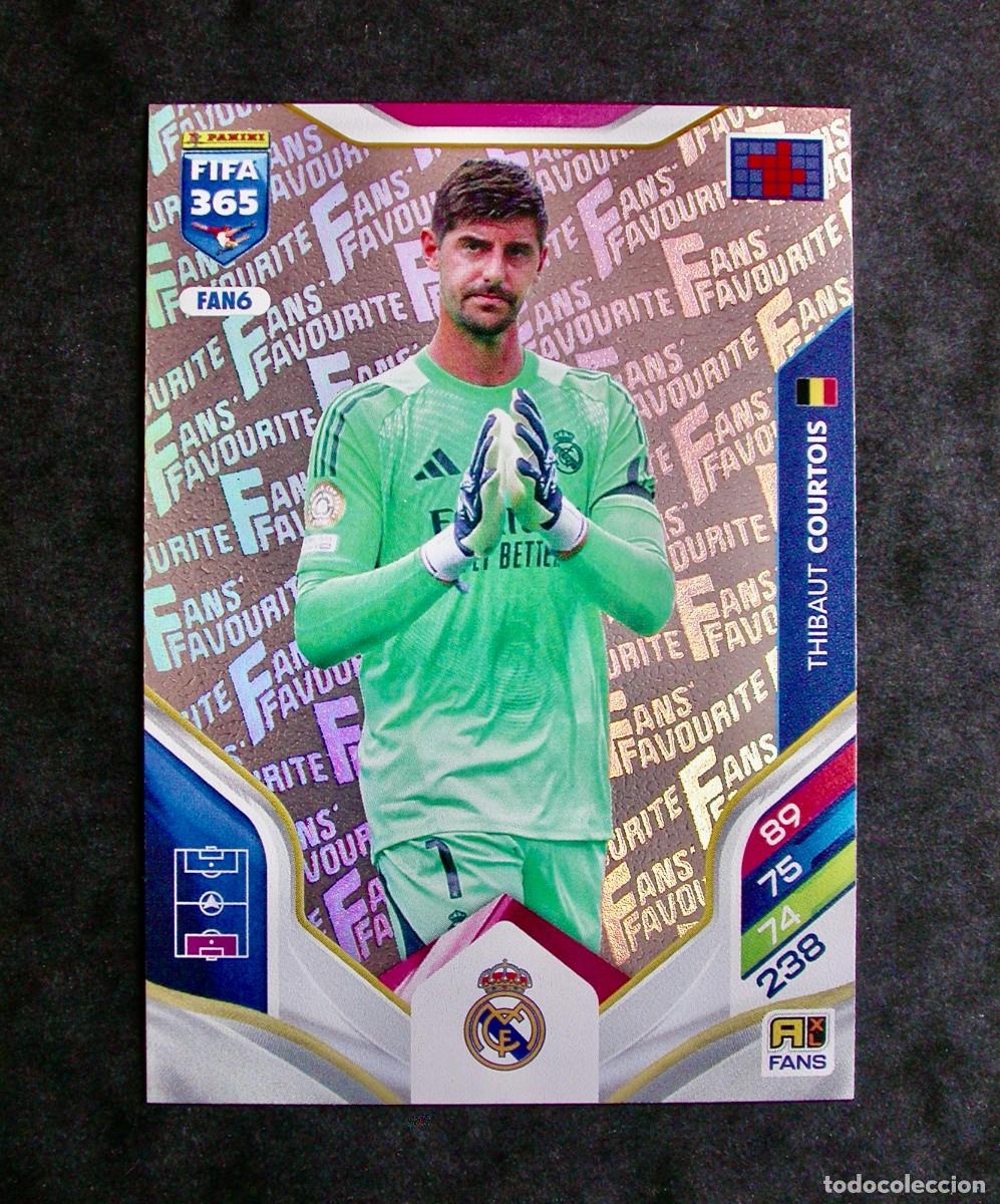 Cromos de f&uacute;tbol: FAN6 THIBAUT COURTOIS / REAL MADRID / ADRENALYN XL FIFA 365 2025-2026 / PANINI