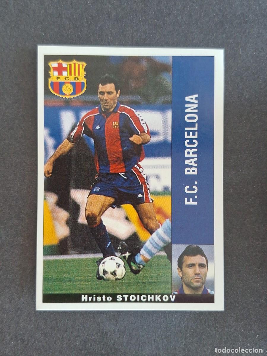 Cromos de f&uacute;tbol: L2 STOICHKOV F. C. BARCELONA PANINI LIGA 1995 1996 95 96 NUNCA PEGADO SIN PEGAR