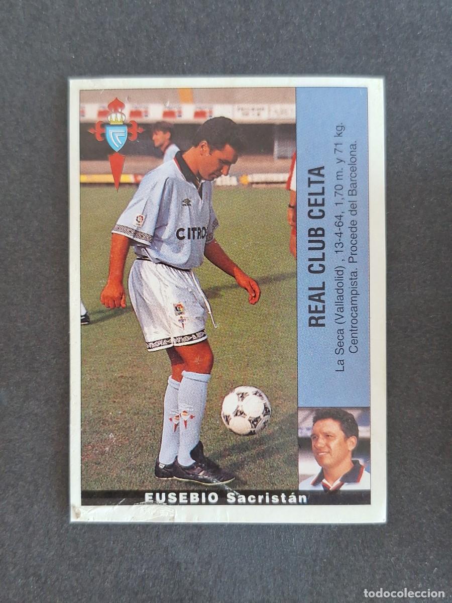 Cromos de f&uacute;tbol: L2 EUSEBIO CELTA DE VIGO PANINI LIGA 1995 1996 95 96 NUNCA PEGADO SIN PEGAR