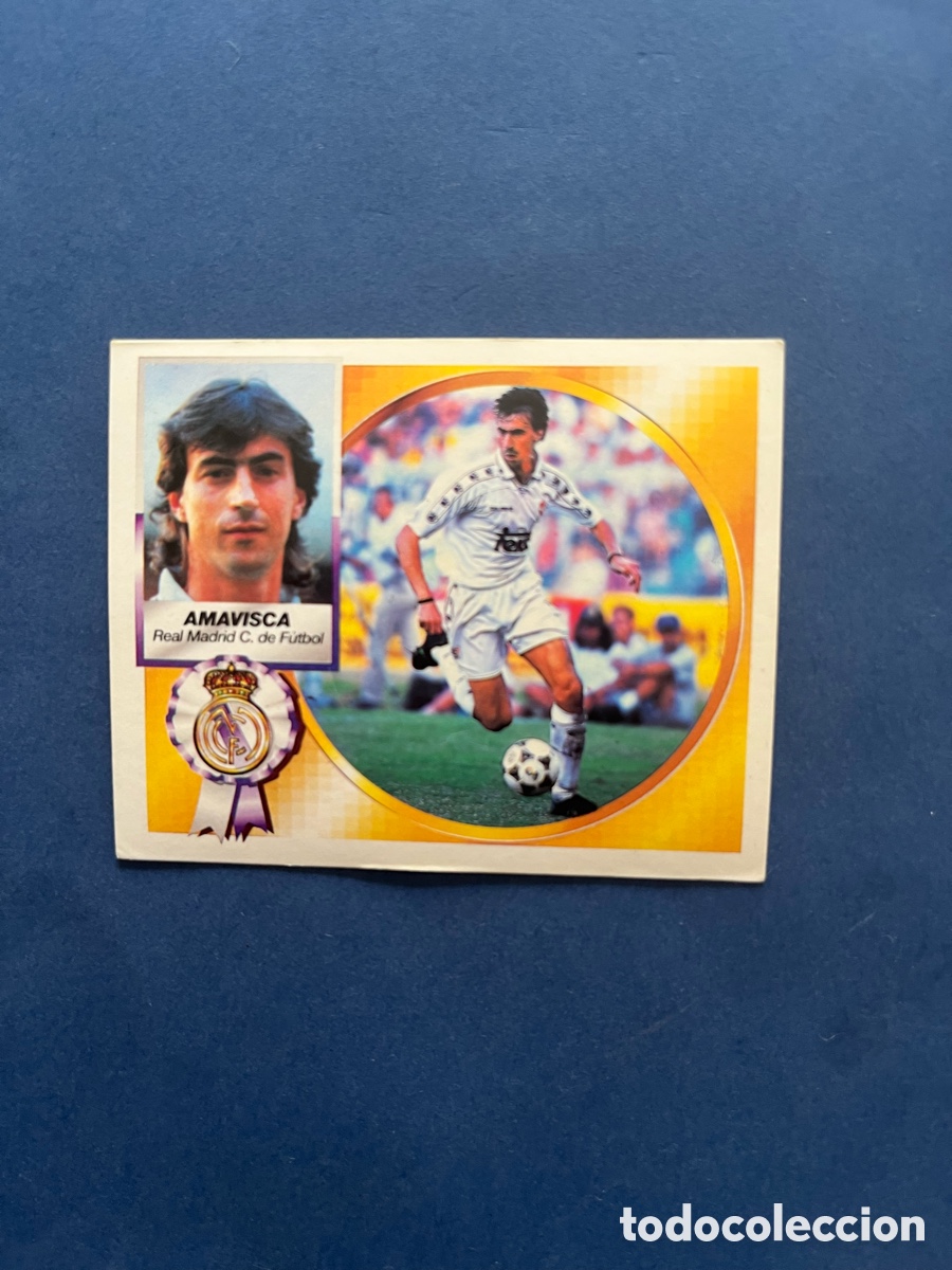 Cromos de f&uacute;tbol: Amavisca Real Madrid Este 1994-95 Fichaje 35 sin pegar.