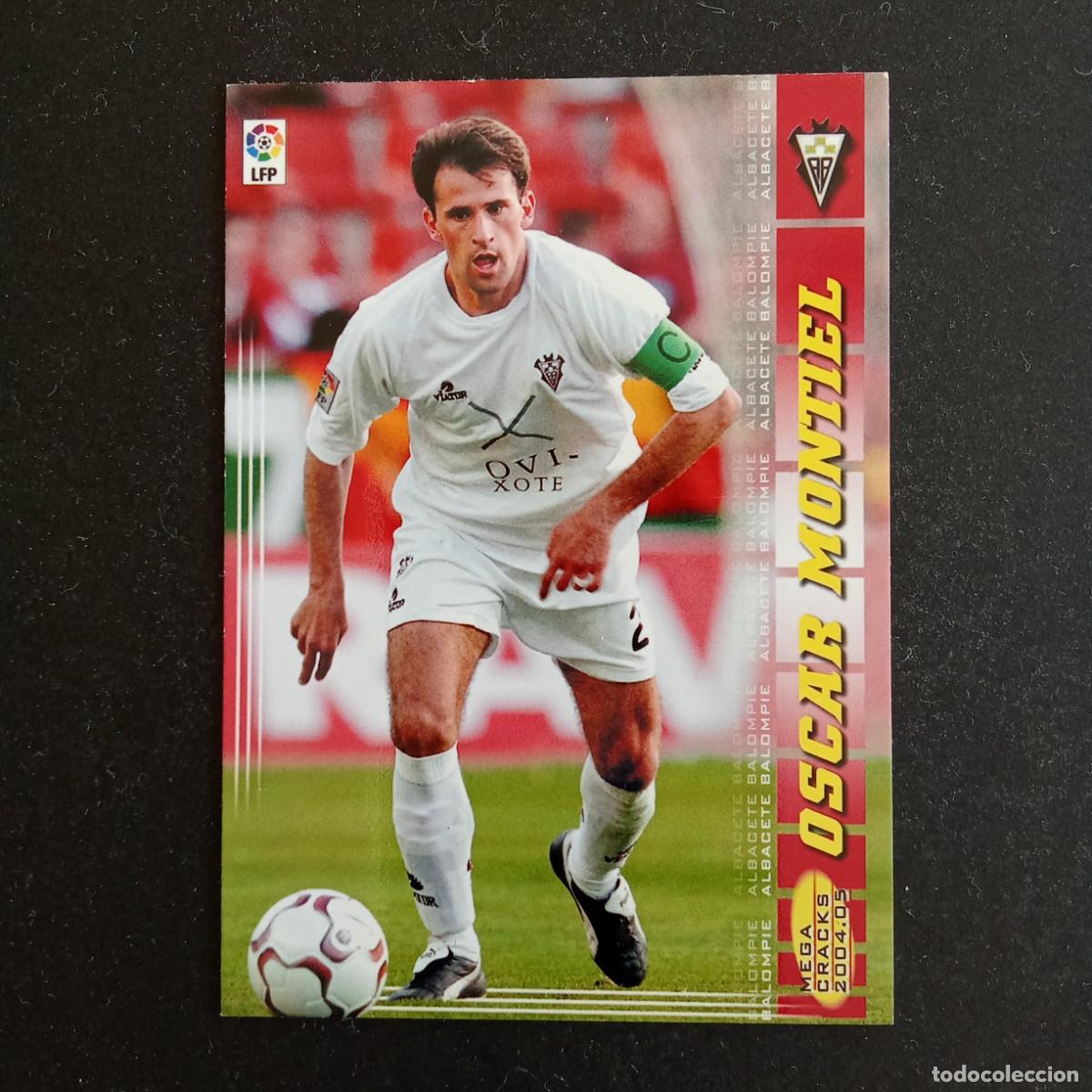 Cromos de f&uacute;tbol: 3 OSCAR MONTIEL ALBACETE LIGA 2004 2005 04 05 MEGACRACKS PANINI - NUMERO CON ESPACIO