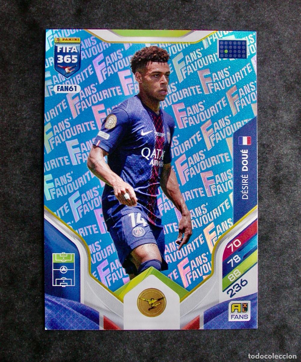 Cromos de f&uacute;tbol: FAN61 D&Eacute;SIR&Eacute; DOU&Eacute; / PARIS SAINT-GERMAIN / ADRENALYN XL FIFA 365 2025-2026 / BLUE PARALEL / PANINI