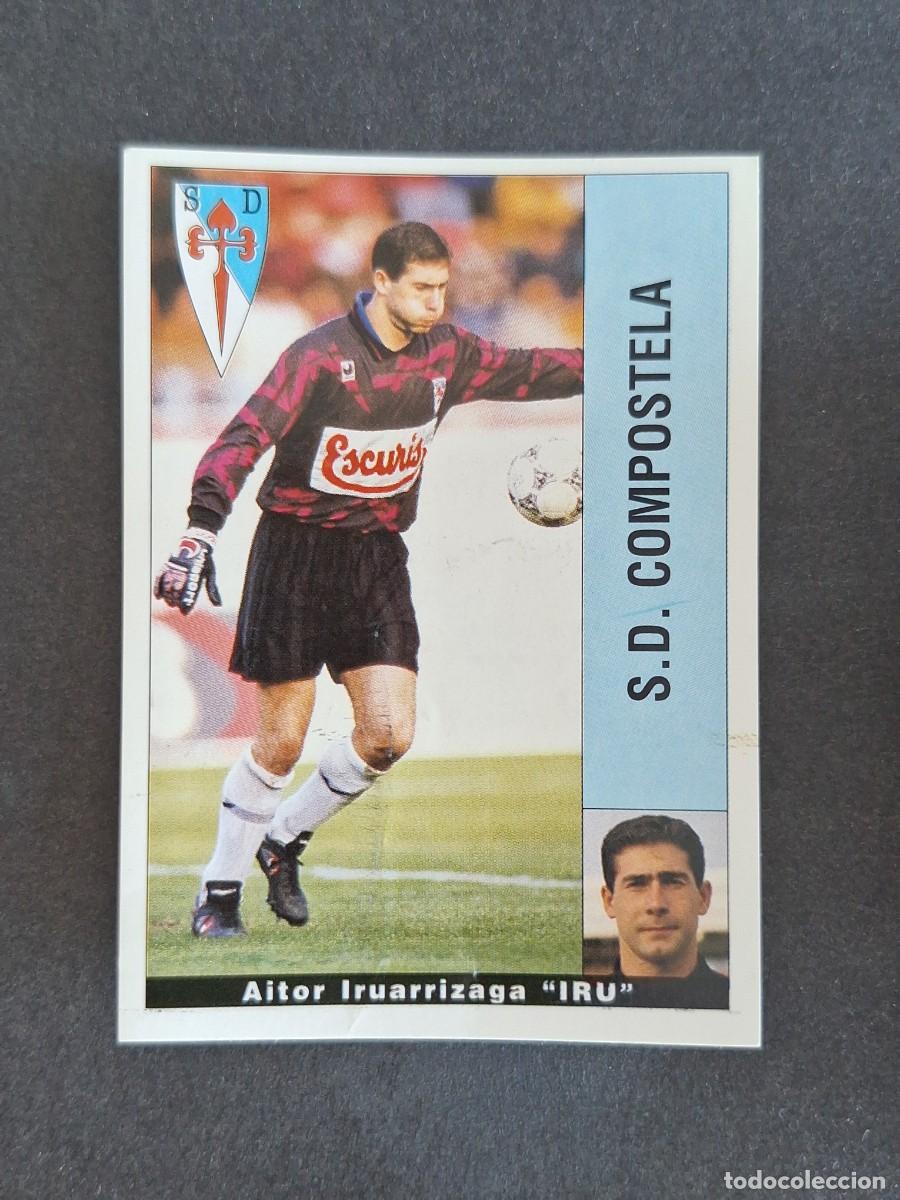 Cromos de f&uacute;tbol: L2 IRU S. D. COMPOSTELA PANINI LIGA 1995 1996 95 96 NUNCA PEGADO SIN PEGAR