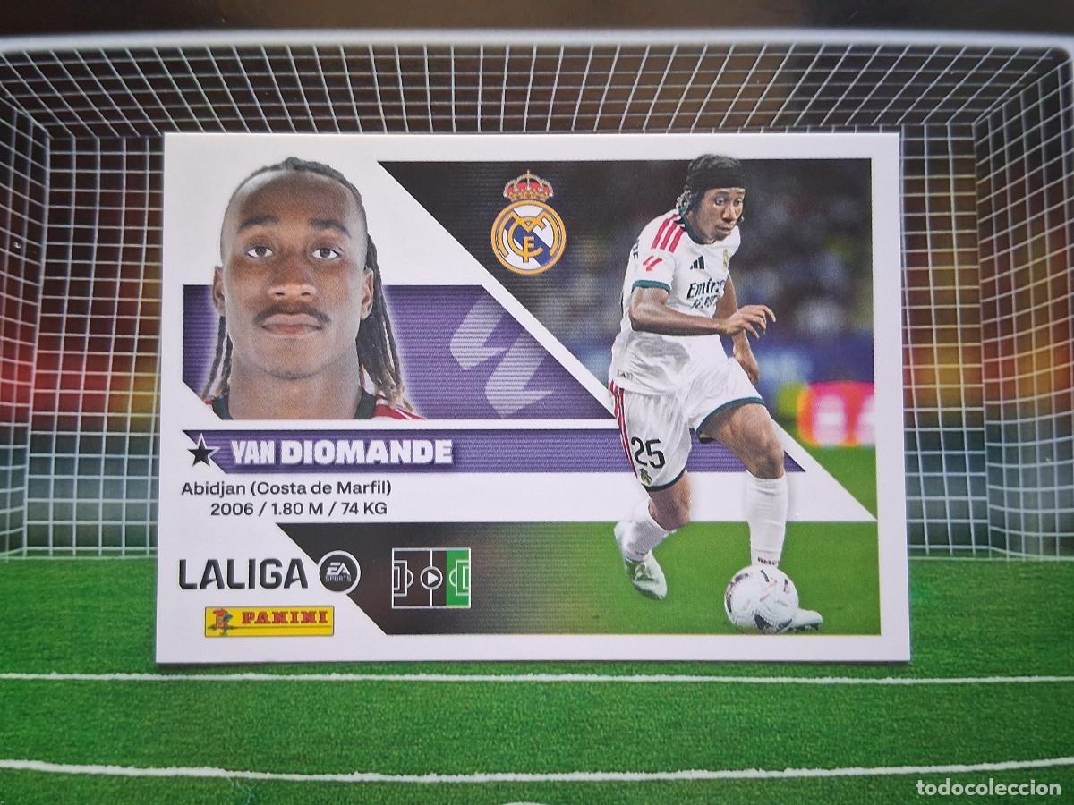 Cromos de f&uacute;tbol: DIOMANDE FICHAJE 39 REAL MADRID CROMOS EDICIONES ESTE LIGA FUTBOL PANINI 2026 2027 26 27