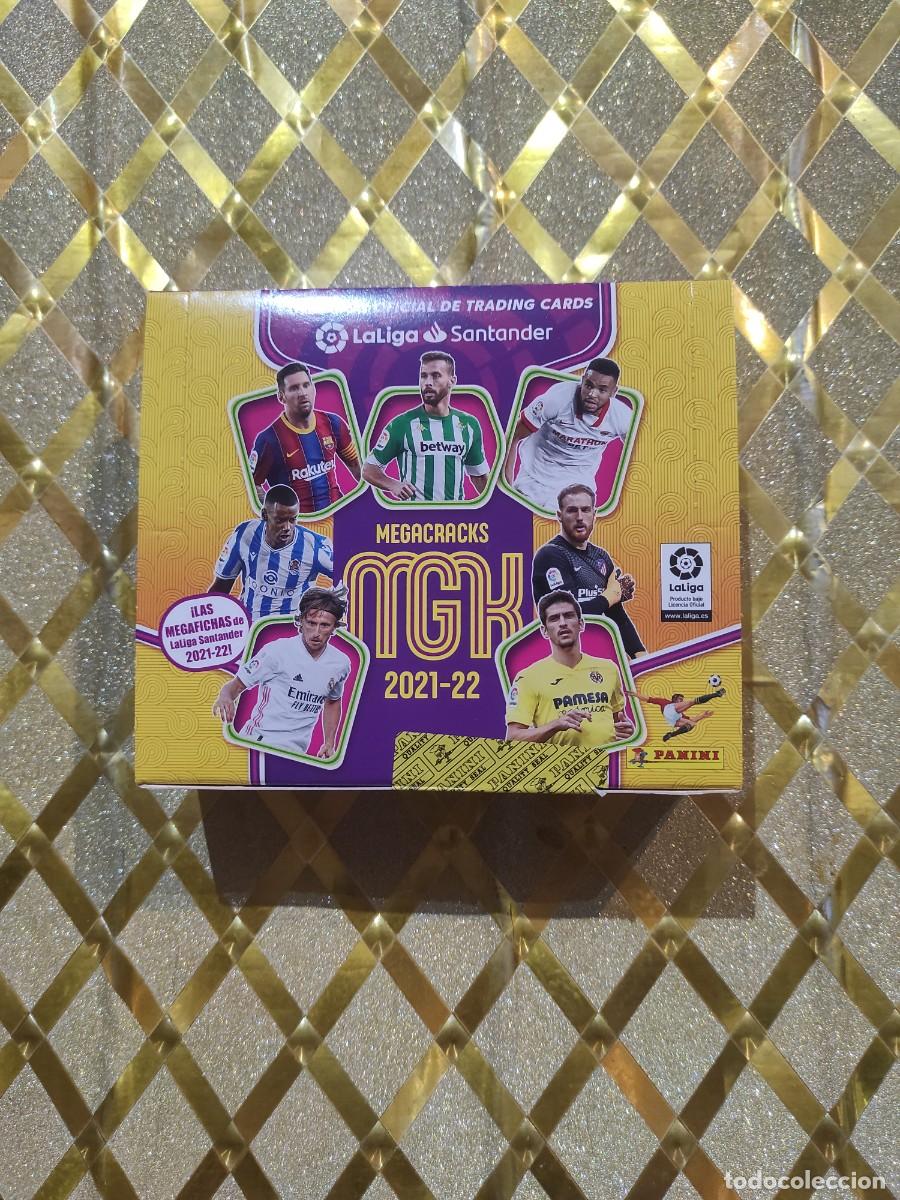 Cromos de f&uacute;tbol: CAJA MGK CROMOS DE FUTBOL MEGACRACKS 2021 2022 SIN ABRIR PANINI !