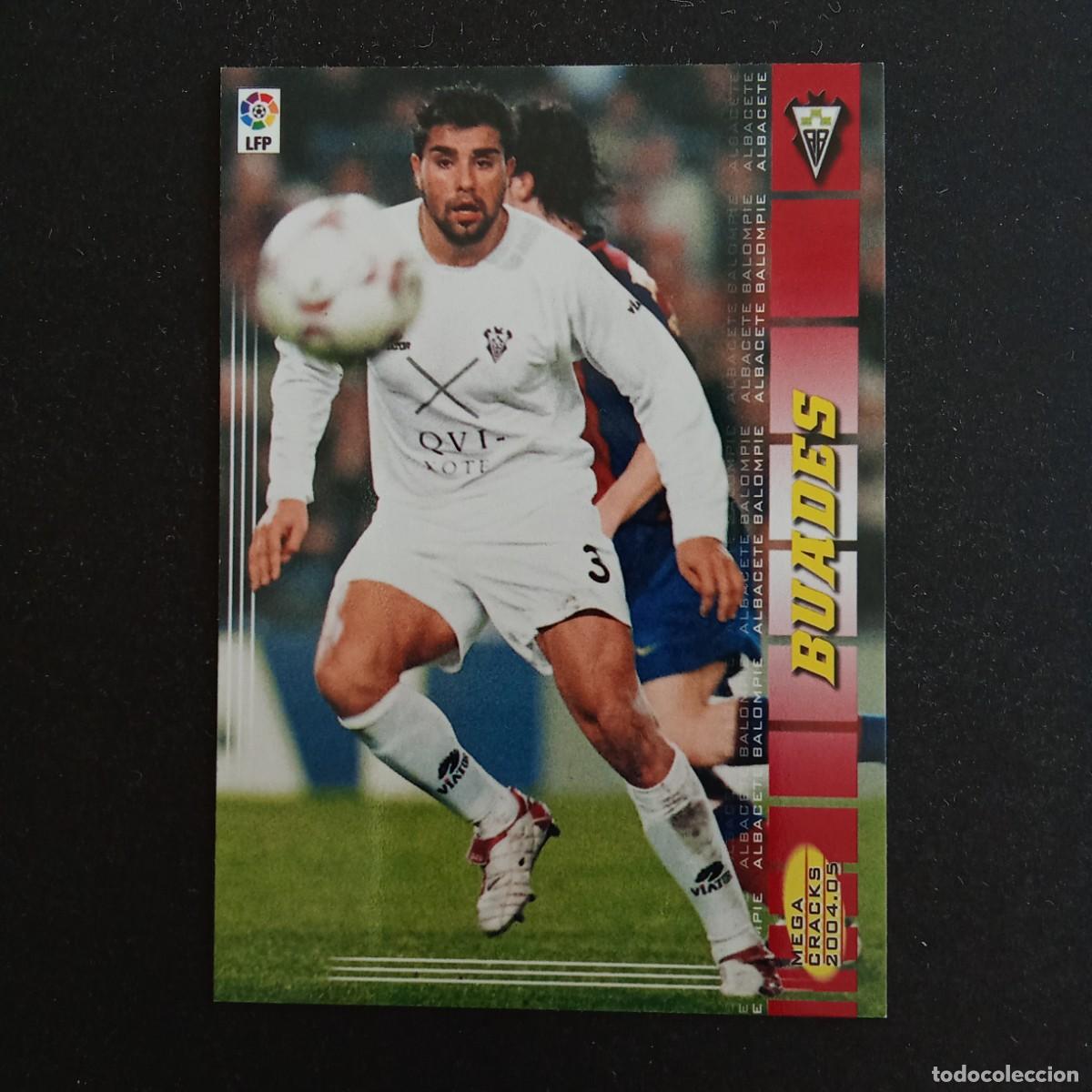 Cromos de f&uacute;tbol: 7 BUADES ALBACETE LIGA 2004 2005 04 05 MEGACRACKS PANINI - NUMERO CON ESPACIO