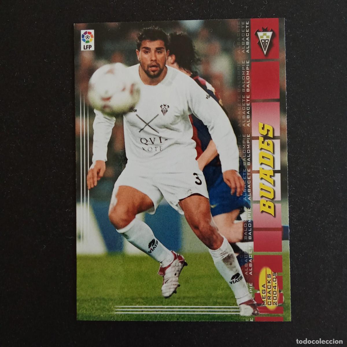 Cromos de f&uacute;tbol: 7 BUADES ALBACETE LIGA 2004 2005 04 05 MEGACRACKS PANINI - NUMERO SIN ESPACIO
