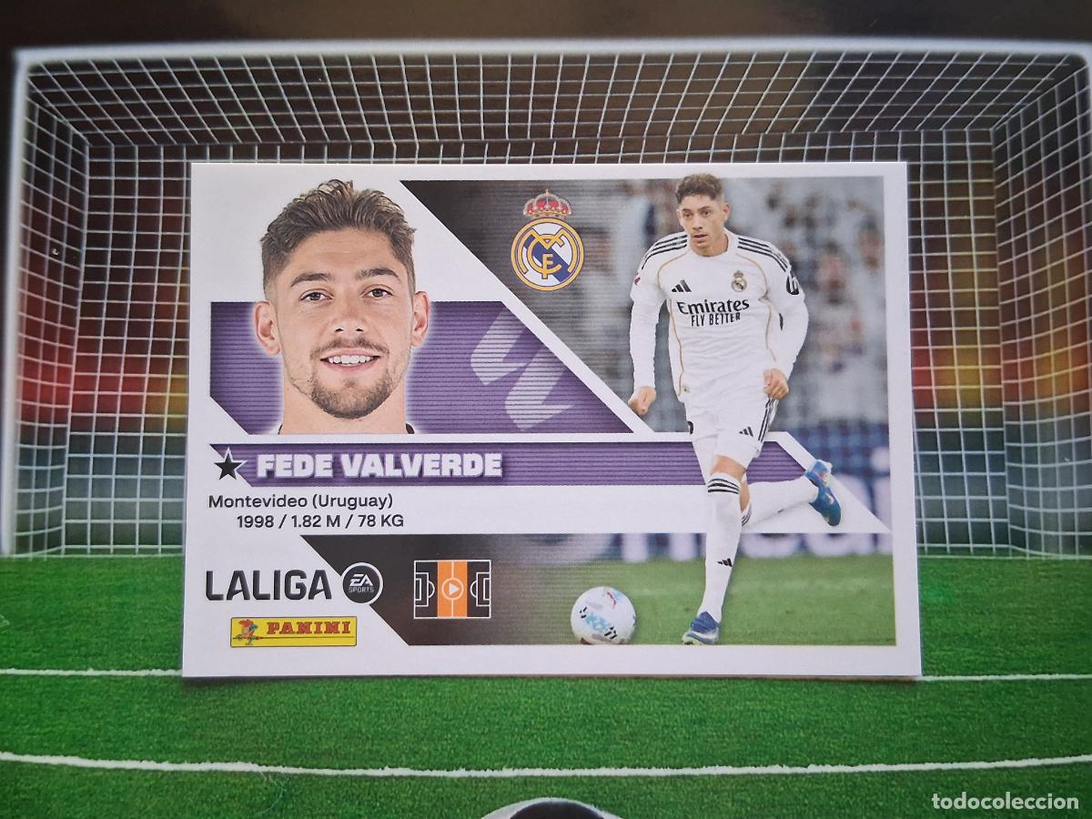 Cromos de f&uacute;tbol: 12 FEDE VALVERDE REAL MADRID CROMOS EDICIONES ESTE LIGA FUTBOL PANINI 2026 2027 26 27