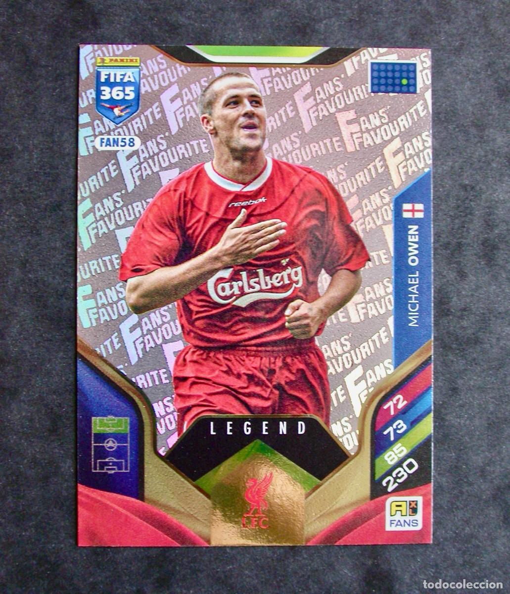Cromos de f&uacute;tbol: FAN58 MICHAEL OWEN / LIVERPOOL / ADRENALYN XL FIFA 365 2025-2026 / LEGEND / PANINI