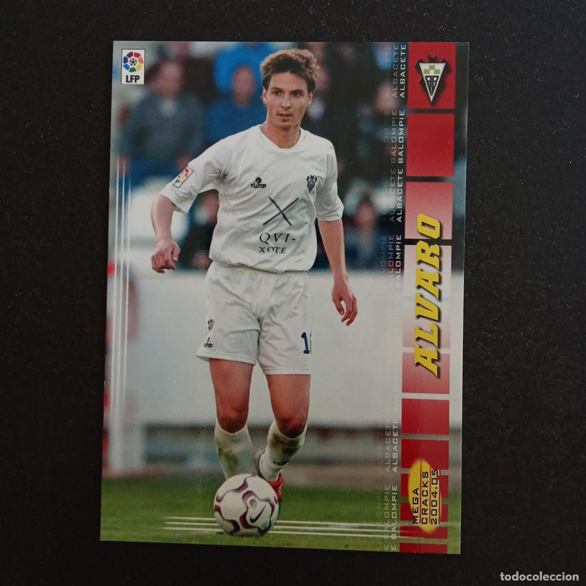 Cromos de Futebol: 9 ALVARO ALBACETE LIGA 2004 2005 04 05 MEGACRACKS PANINI - NUMERO CON ESPACIO
