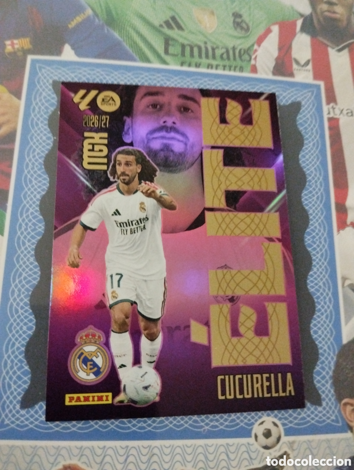 Cromos de f&uacute;tbol: MEGA CRACK 2026 2027 26 27 - N&ordm; 516 CUCURELLA REAL MADRID ELITE