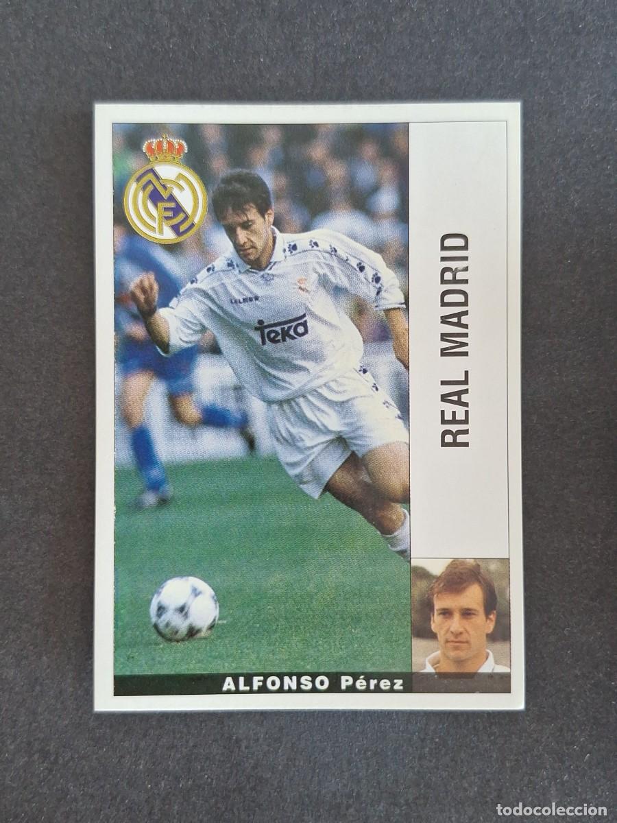 Cromos de f&uacute;tbol: L2 ALFONSO REAL MADRID PANINI LIGA 1995 1996 95 96 NUNCA PEGADO SIN PEGAR